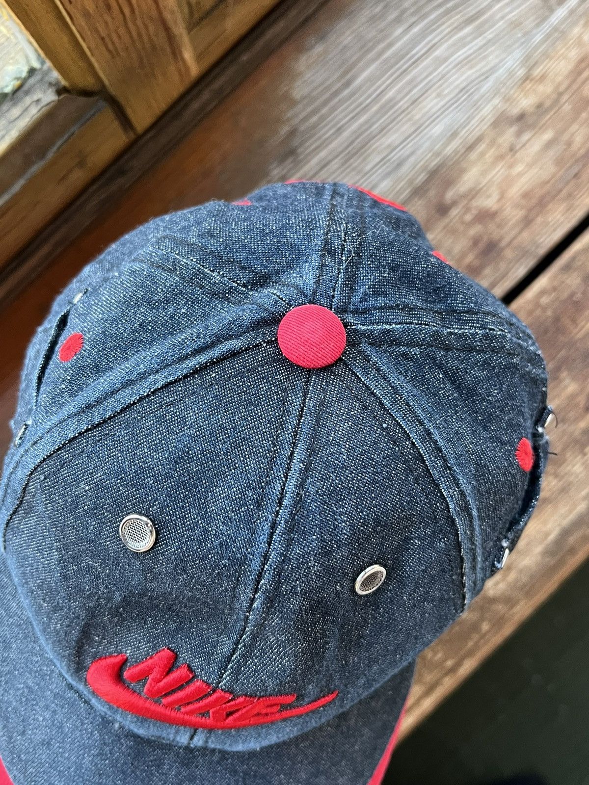 Nike Vintage Hat Nike Y2K Avant Garde Cap Size ONE SIZE - 13 Thumbnail