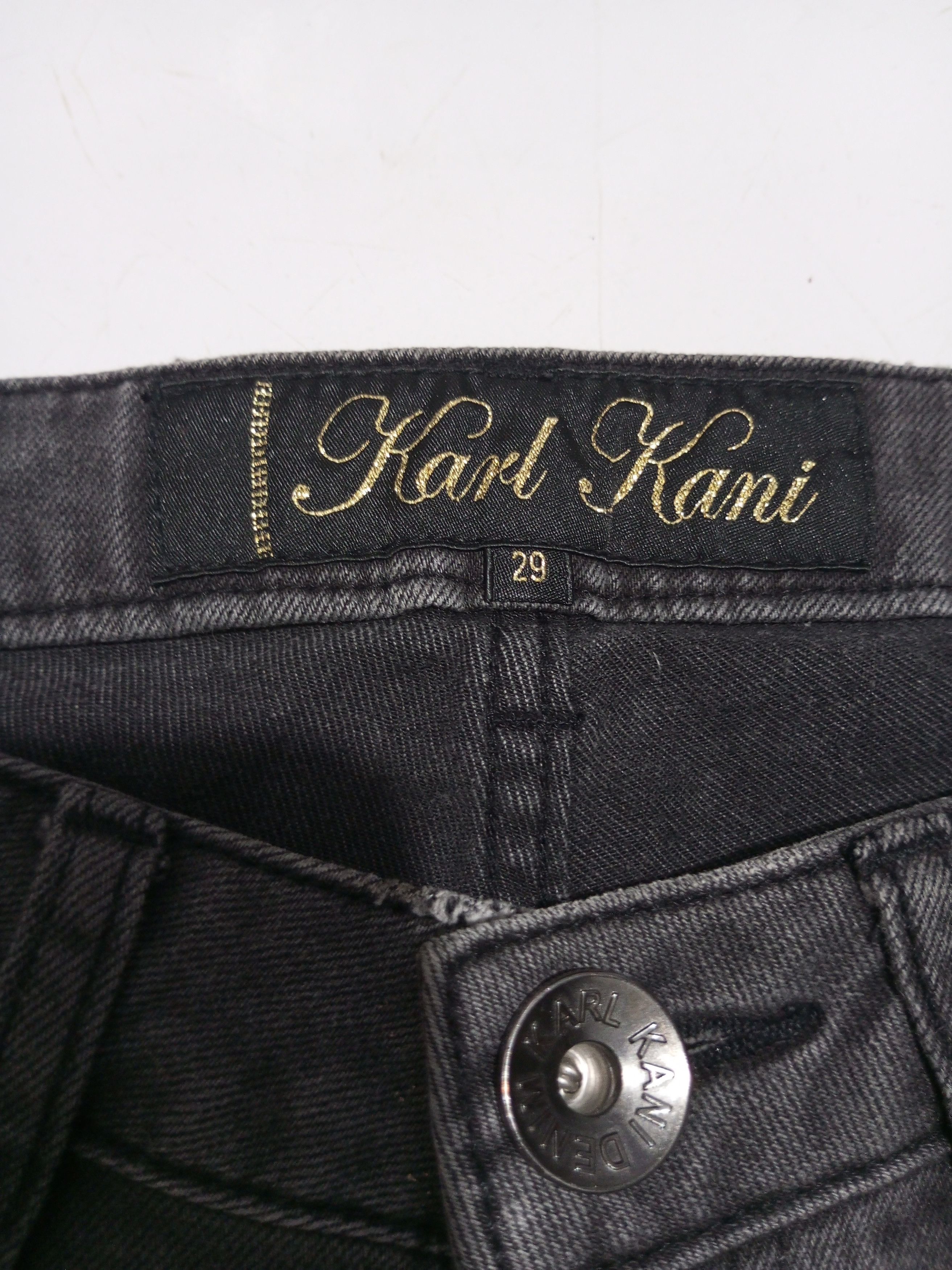 Karl Kani Vintage Karl kani distressed denim Size US 29 - 12 Thumbnail