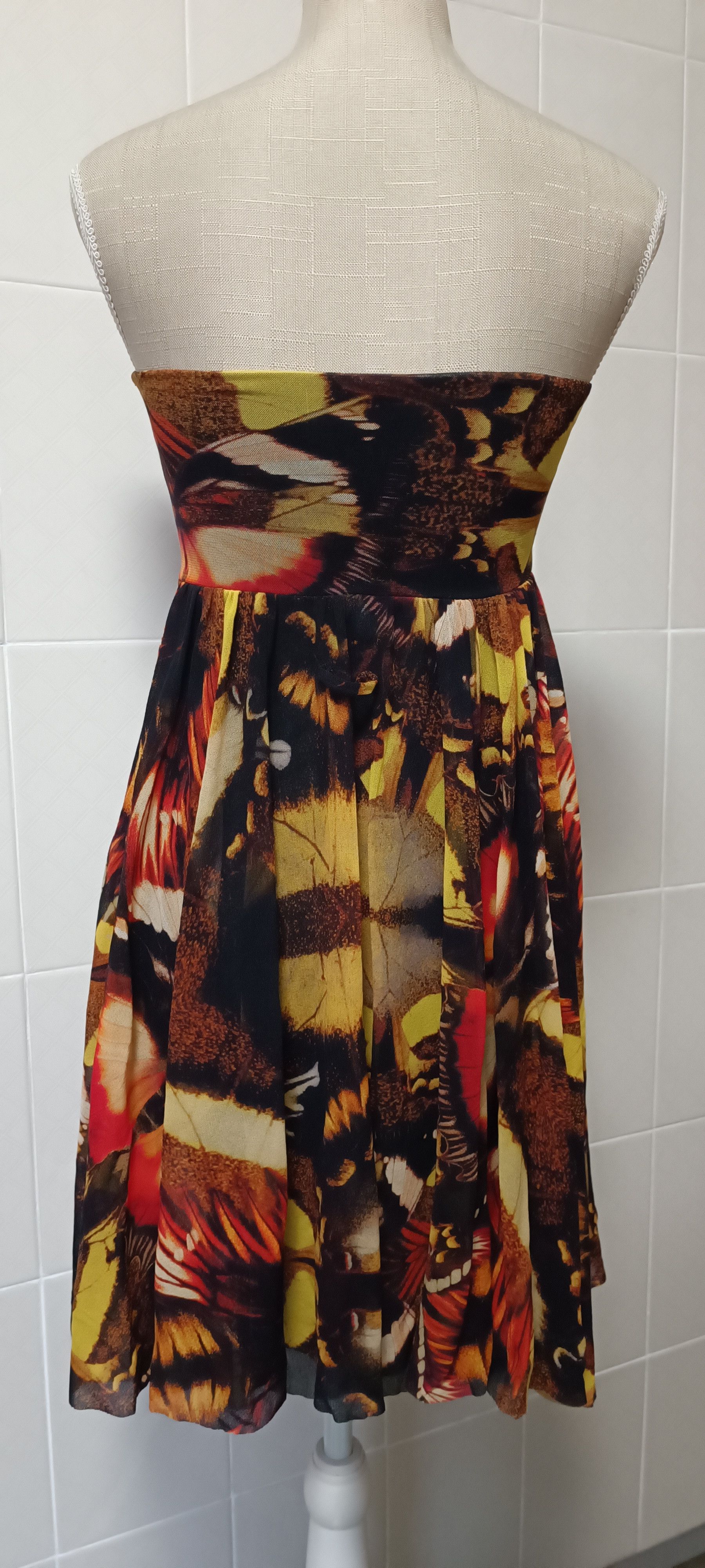 Jean Paul Gaultier 2000's - Butterflies MIDI dress Size S / US 4 / IT 40 - 5 Thumbnail