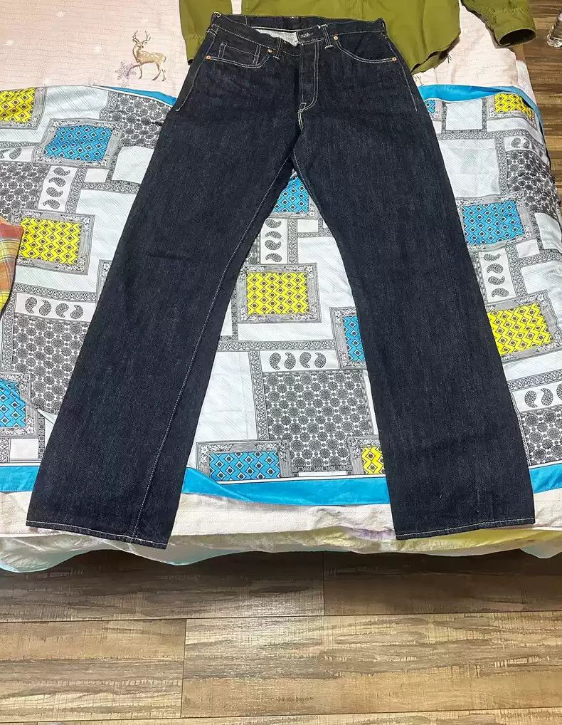 image of Freewheelers Vs. Jeans, Red Ears in Blue, Men's (Size 33)