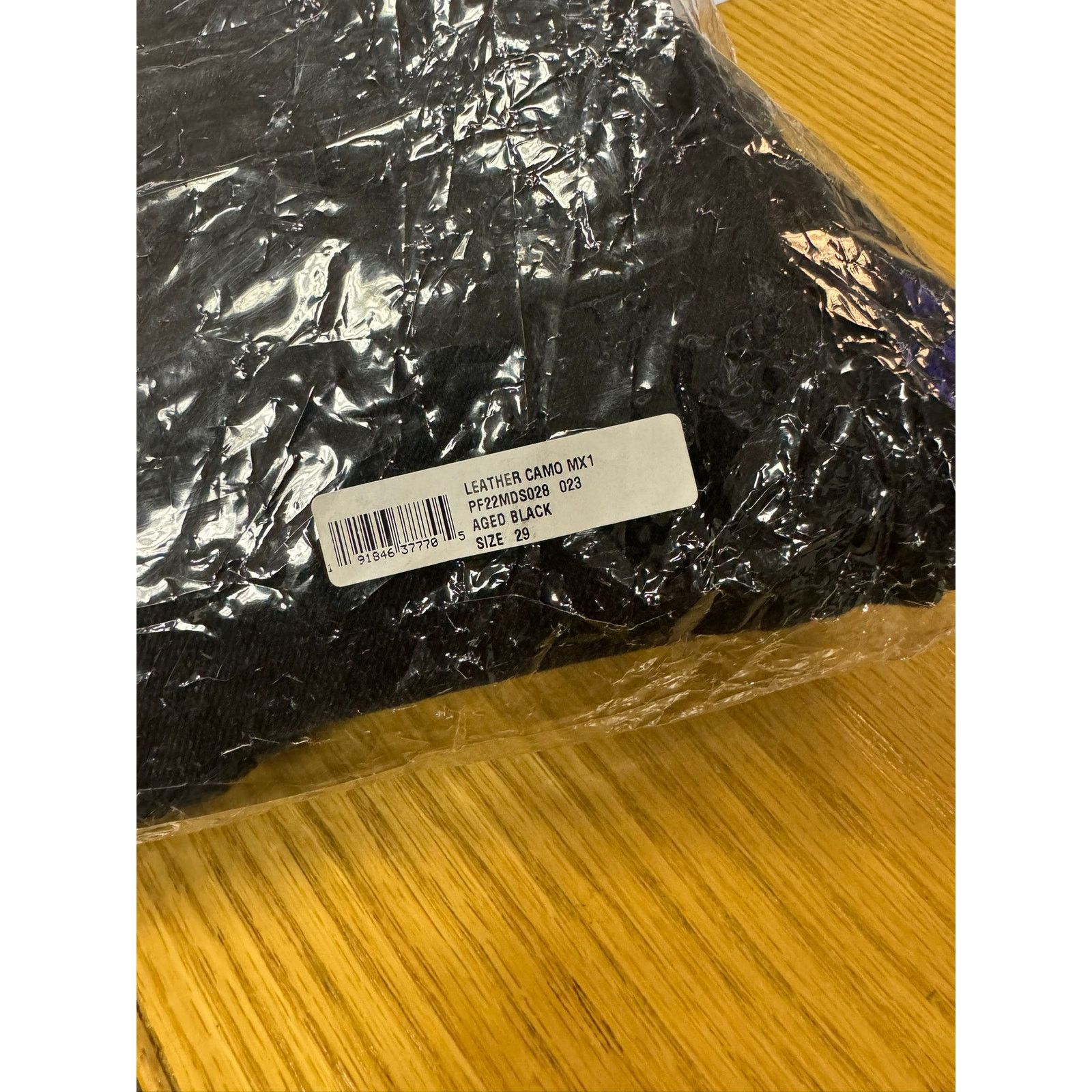Amiri o1rshd1 Leather Camo MX1 Jeans in Aged Black Size US 29 - 21 Thumbnail