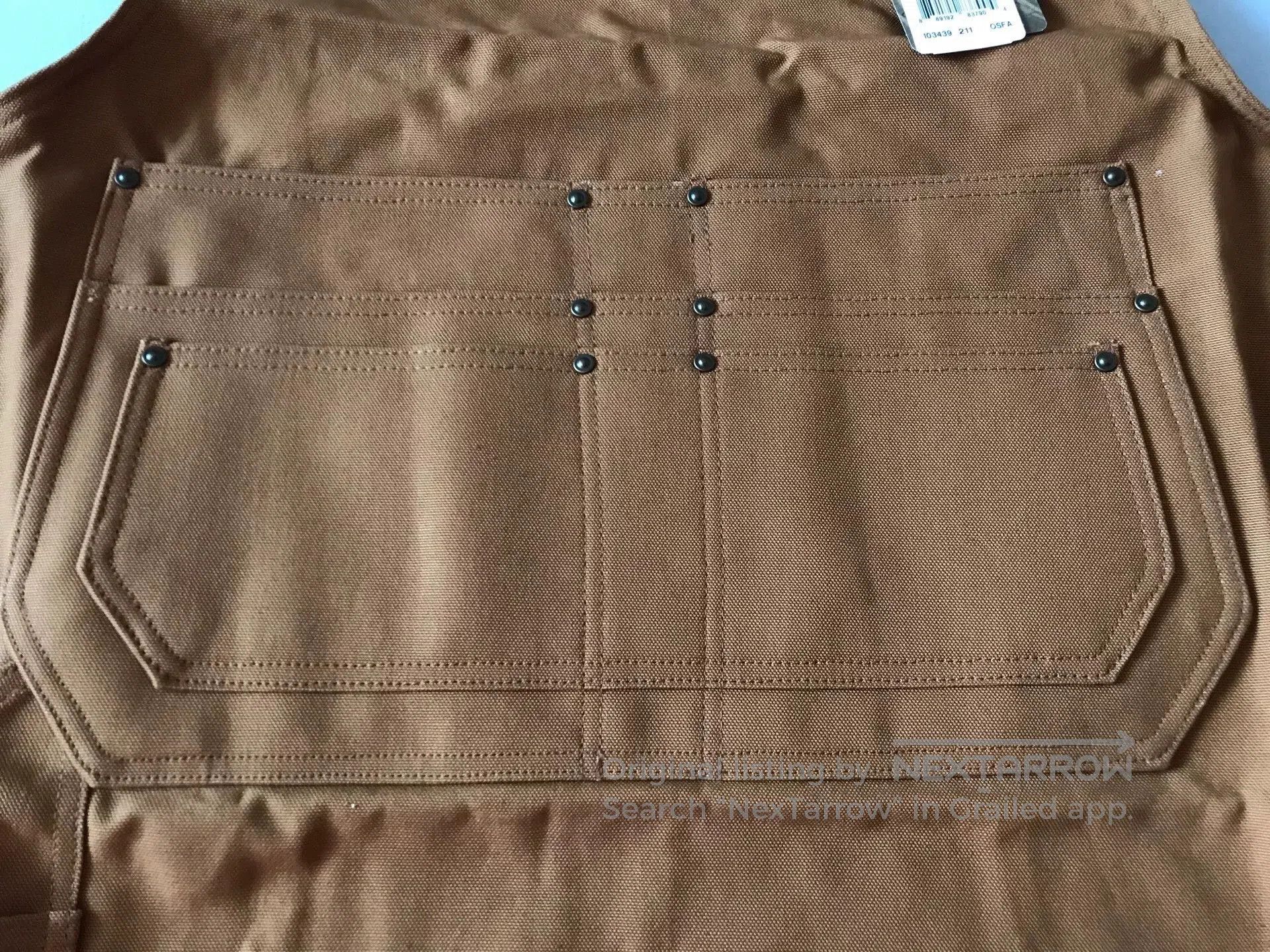 Carhartt Carhartt 103439 Classic Brown Apron. Size ONE SIZE - 4 Thumbnail