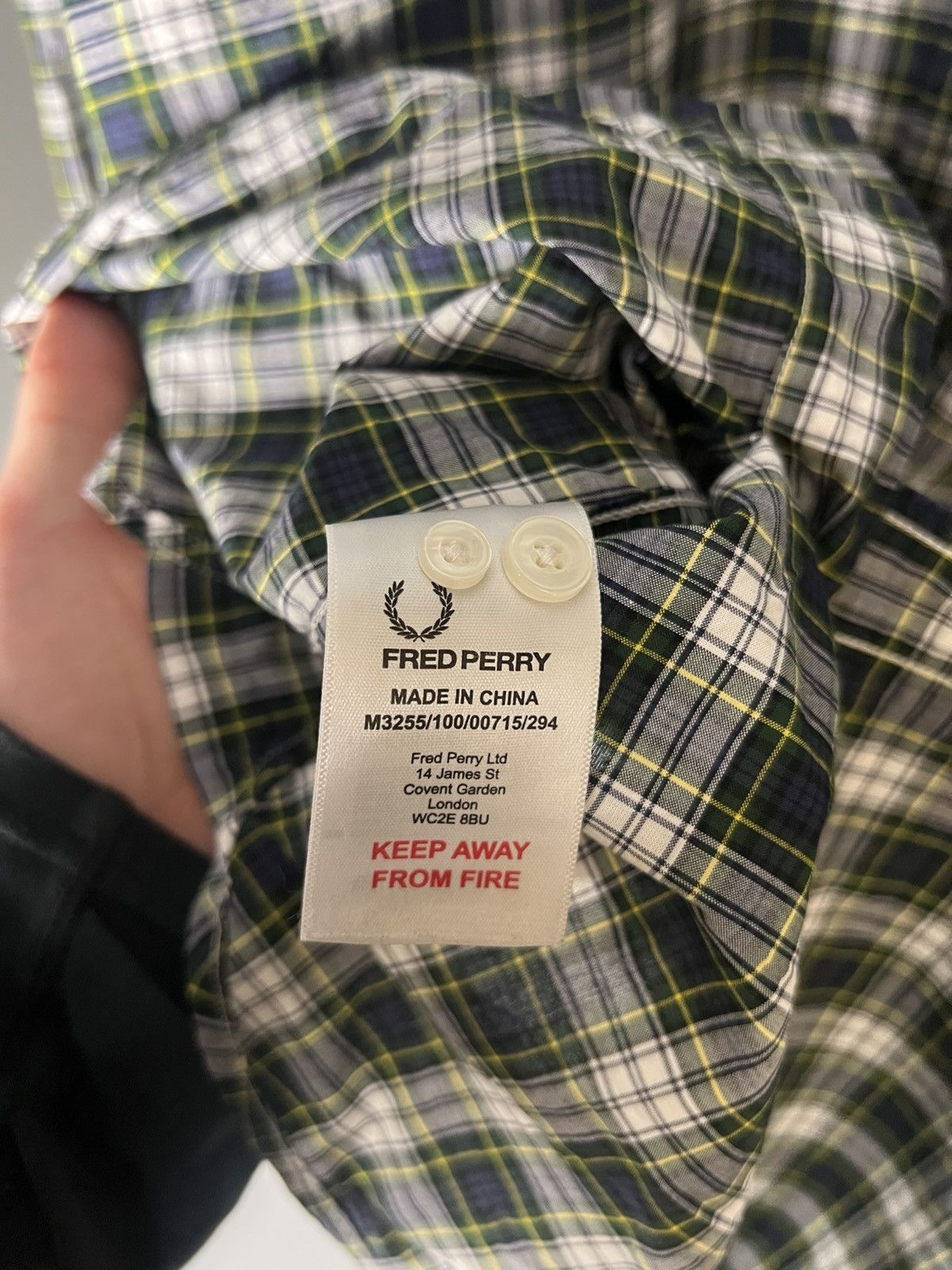 Fred Perry × Vintage VERY RARE FRED PERRY LONG SLEEVE SHIRT DESIGNER CASUAL Y2K Size US L / EU 52-54 / 3 - 4 Thumbnail