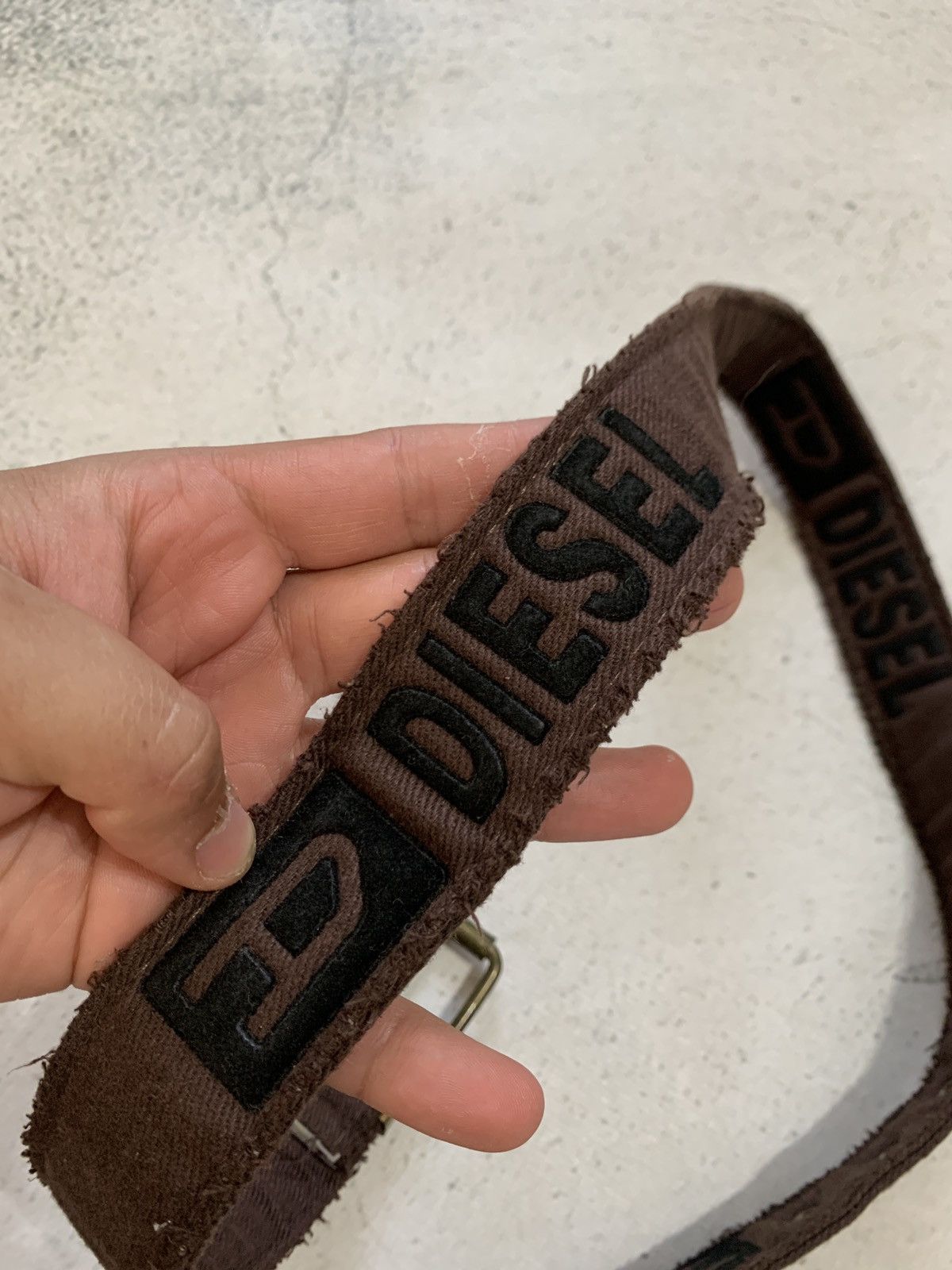 Diesel × Japanese Brand × Vintage Vintage diesel brown belt Size ONE SIZE - 4 Thumbnail