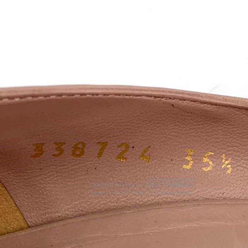 Gucci Gucci Flesh-coloured pointed toe thin heels Size US 5 / IT 35 - 6 Thumbnail