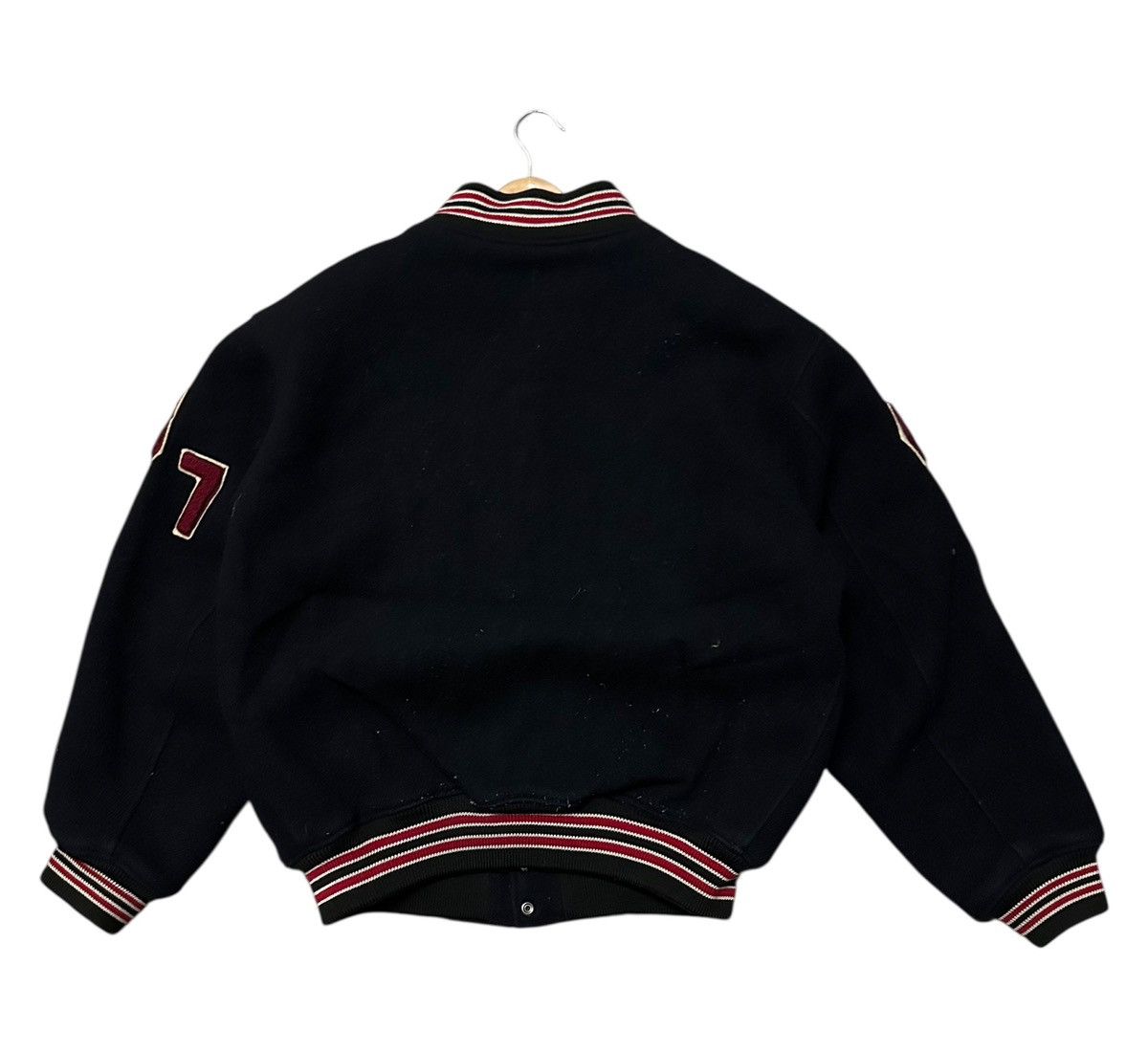 BIGI Vintage 90s Men Bigi wool varsity jacket Size US L / EU 52-54 / 3 - 5 Thumbnail