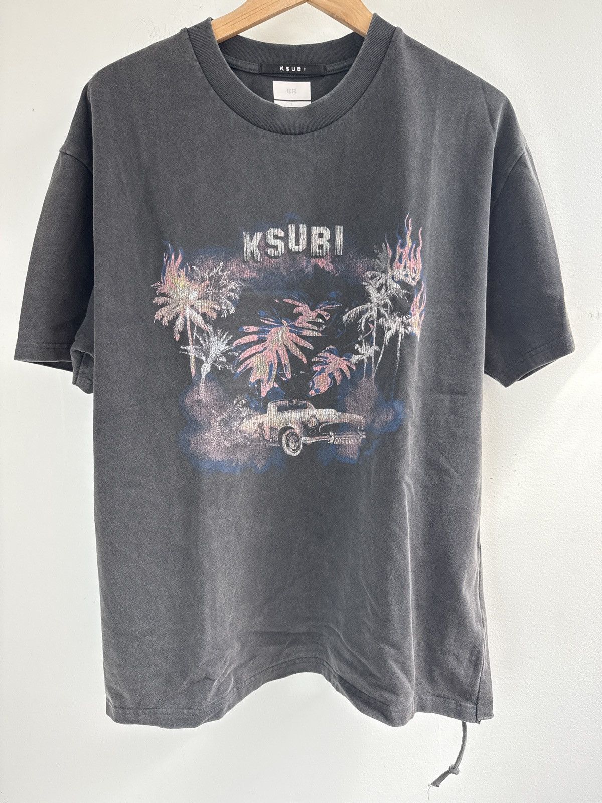 Ksubi Washed Black Biggie T Size US XL / EU 56 / 4 - 1 Thumbnail