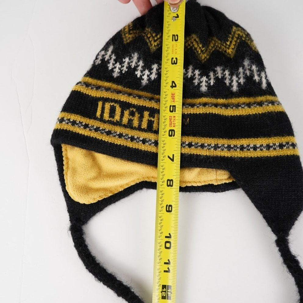 Vintage VTG Vermont Originals Idaho tassle wool beanie w/ ear flaps Size ONE SIZE - 6 Thumbnail