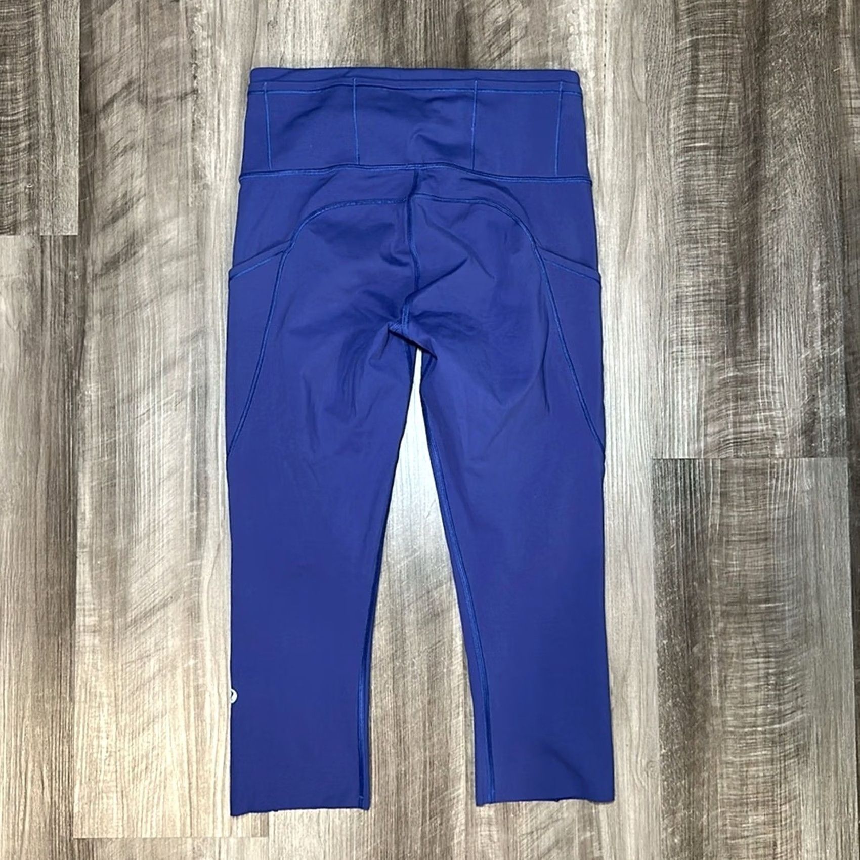 Lululemon Lululemon Align High Rise Crop Leggings - 6 Women Blue Cropped Shaped Regular Size 6 Womens Size 28" / US 6 / IT 42 - 2 Thumbnail