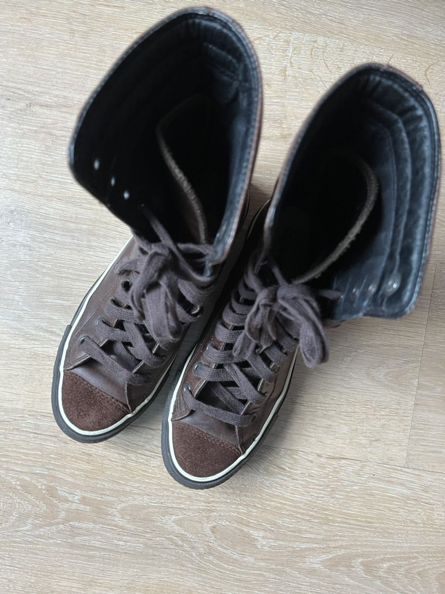 Converse Converse fur suede biker vintage hight leather moto boots Size US 8 / IT 38 - 4 Thumbnail