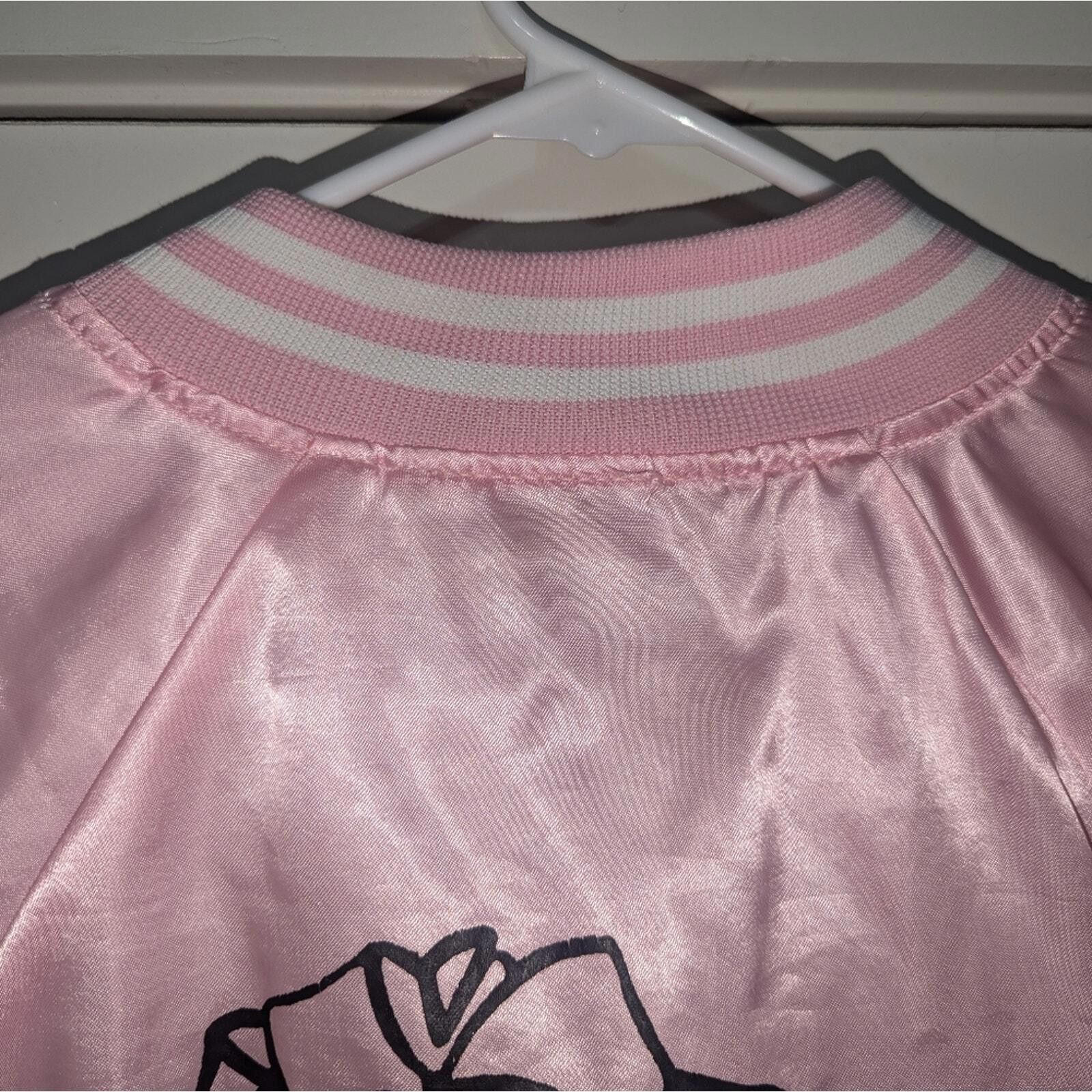 Designer Vintage Hartwell Pink Varsity Womens Jacket Windbreaker M Size M / US 6-8 / IT 42-44 - 11 Thumbnail