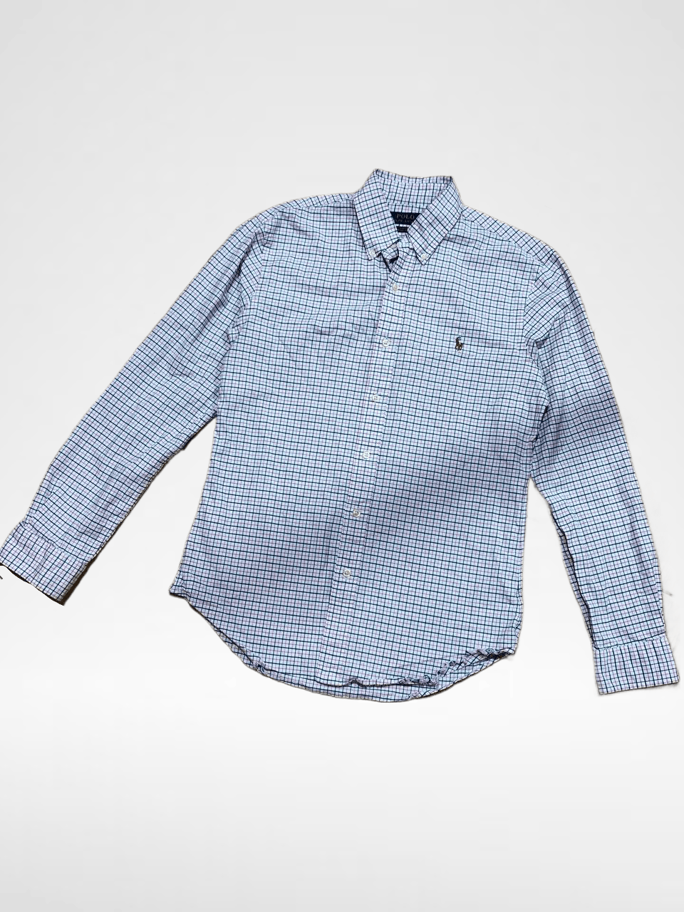 Polo Ralph Lauren Print Shirt Slim Fit Y2K Polo Ralph Lauren Size US M / EU 48-50 / 2 - 1 Thumbnail