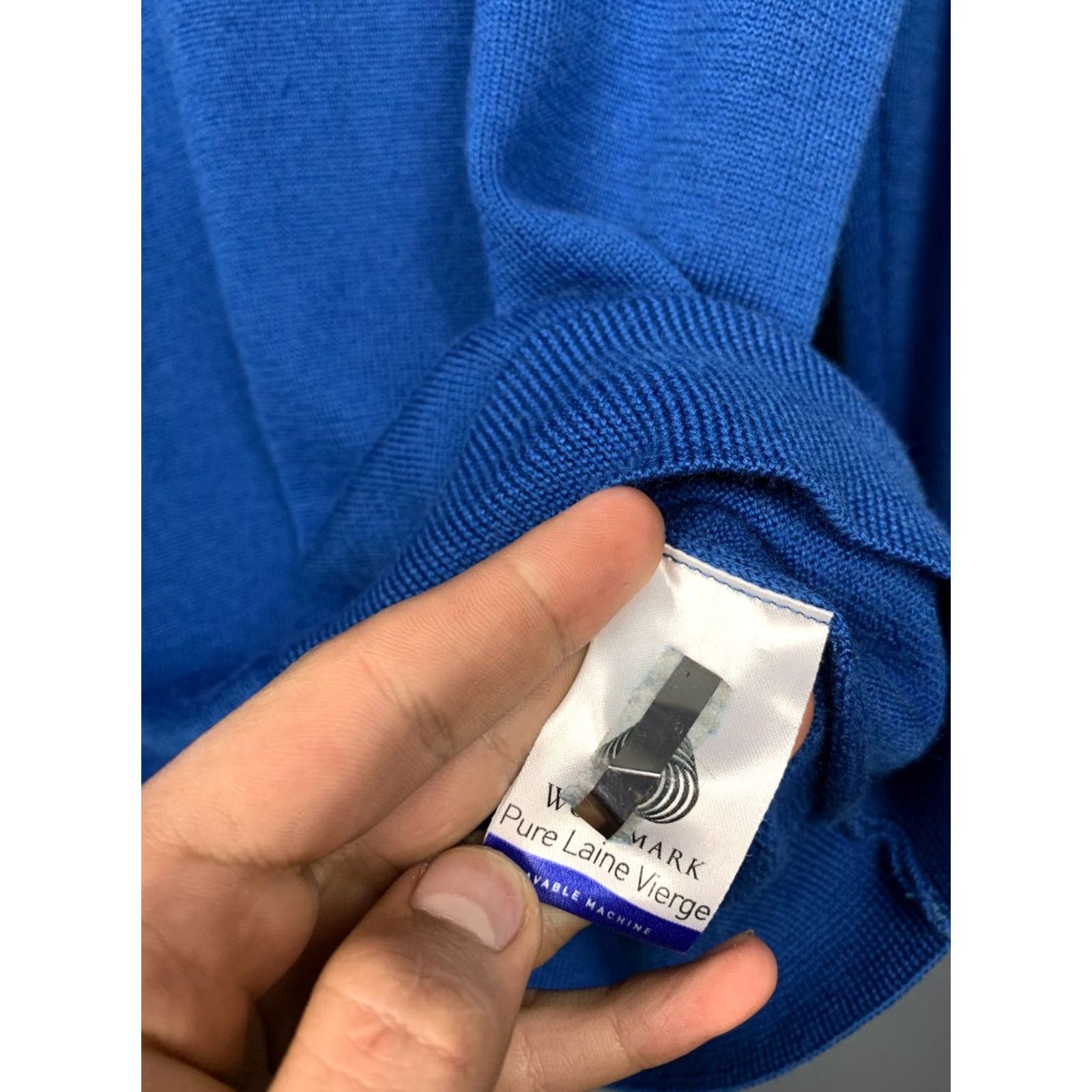 Lacoste Lacoste Turtleneck High Neck Mens Wool Knit Sweater M Blue Pullover Knitwear 4 M Size US M / EU 48-50 / 2 - 4 Thumbnail