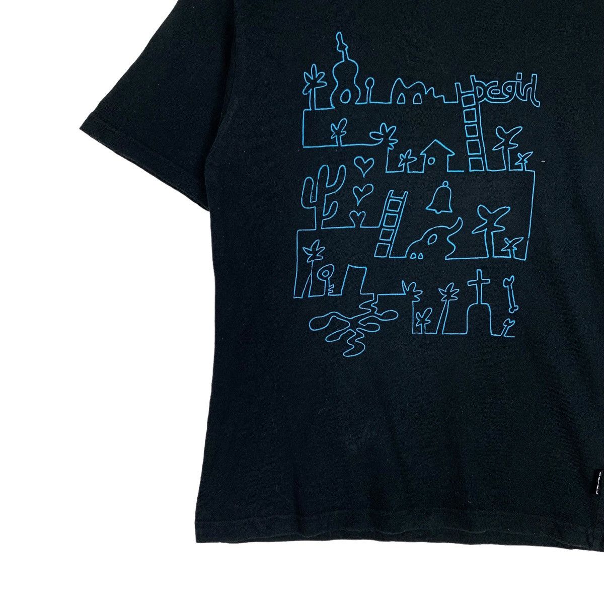 Japanese Brand X-GIRL Made in Japan Childhood Game Printed Tees #0340-C16 Size S / US 4 / IT 40 - 4 Thumbnail