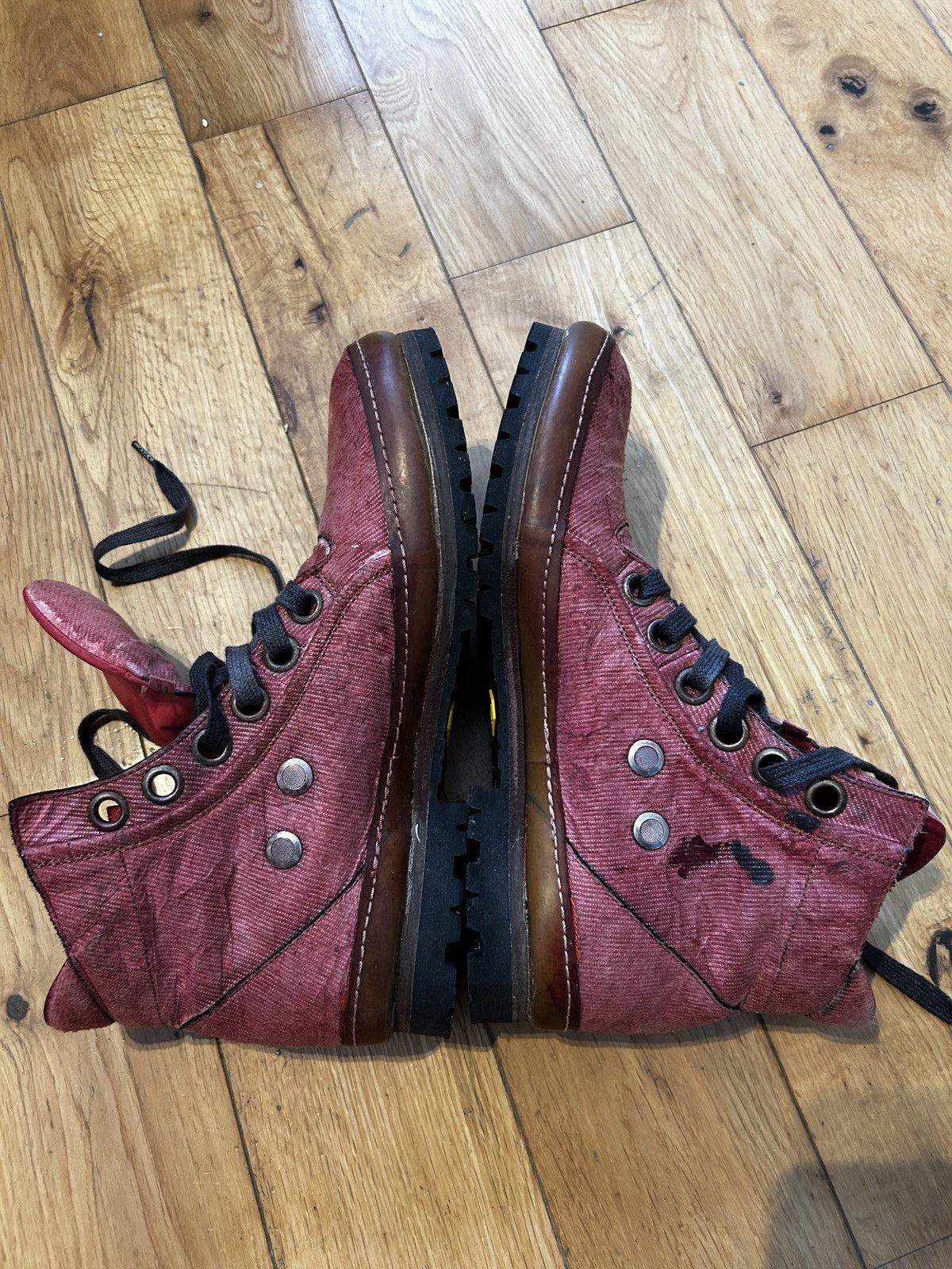 A1923 A1923 Handcrafted Distressed Leather Sneakers Size US 9 / EU 42 - 2 Thumbnail
