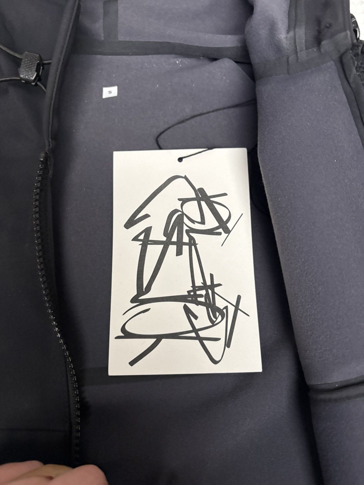 GR10K GR10K Black Hooded Fleece Jacket Size US S / EU 44-46 / 1 - 9 Thumbnail