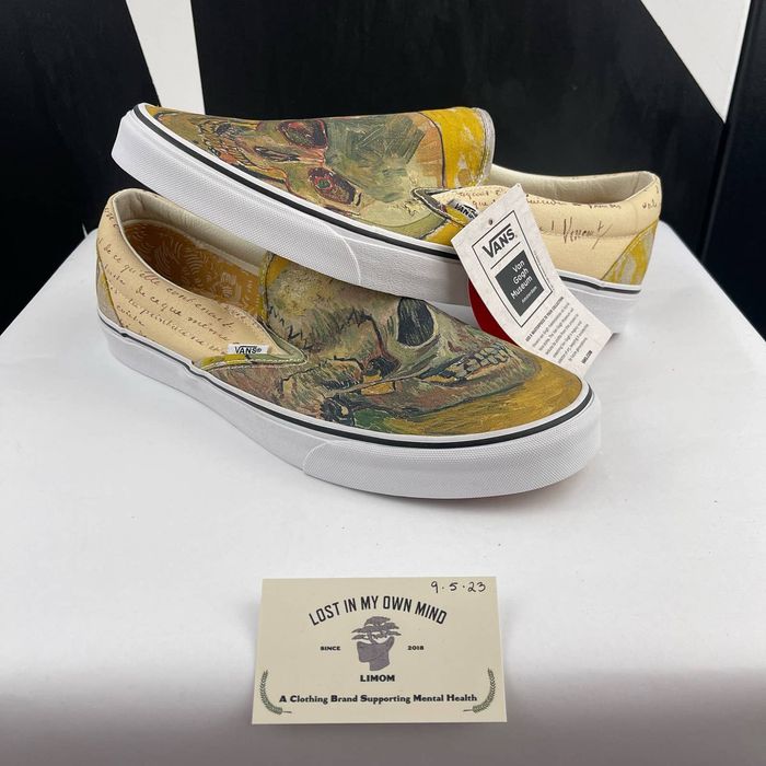 Vans x van on sale gogh slip on