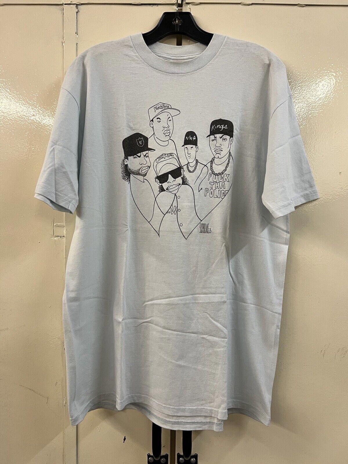 Supreme SS03 Supreme NWA Tee Light Blue T-shirt Sz L Large 2003 Size US L / EU 52-54 / 3 - 2 Thumbnail