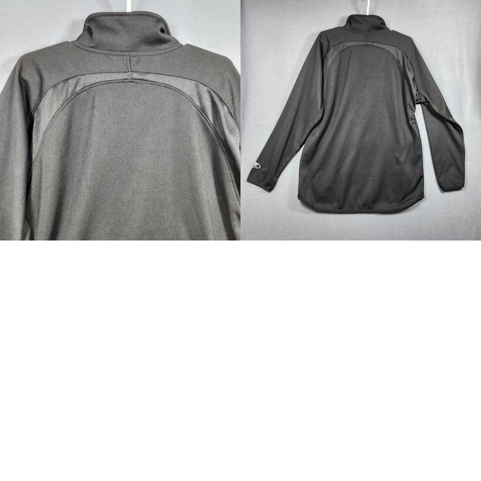 Vintage VINTAGE Rawlings Men 1/4 Quarter Zip Black Stretch Performance M Long Sleeve Pullover Shirt Mens Size US M / EU 48-50 / 2 - 9 Thumbnail