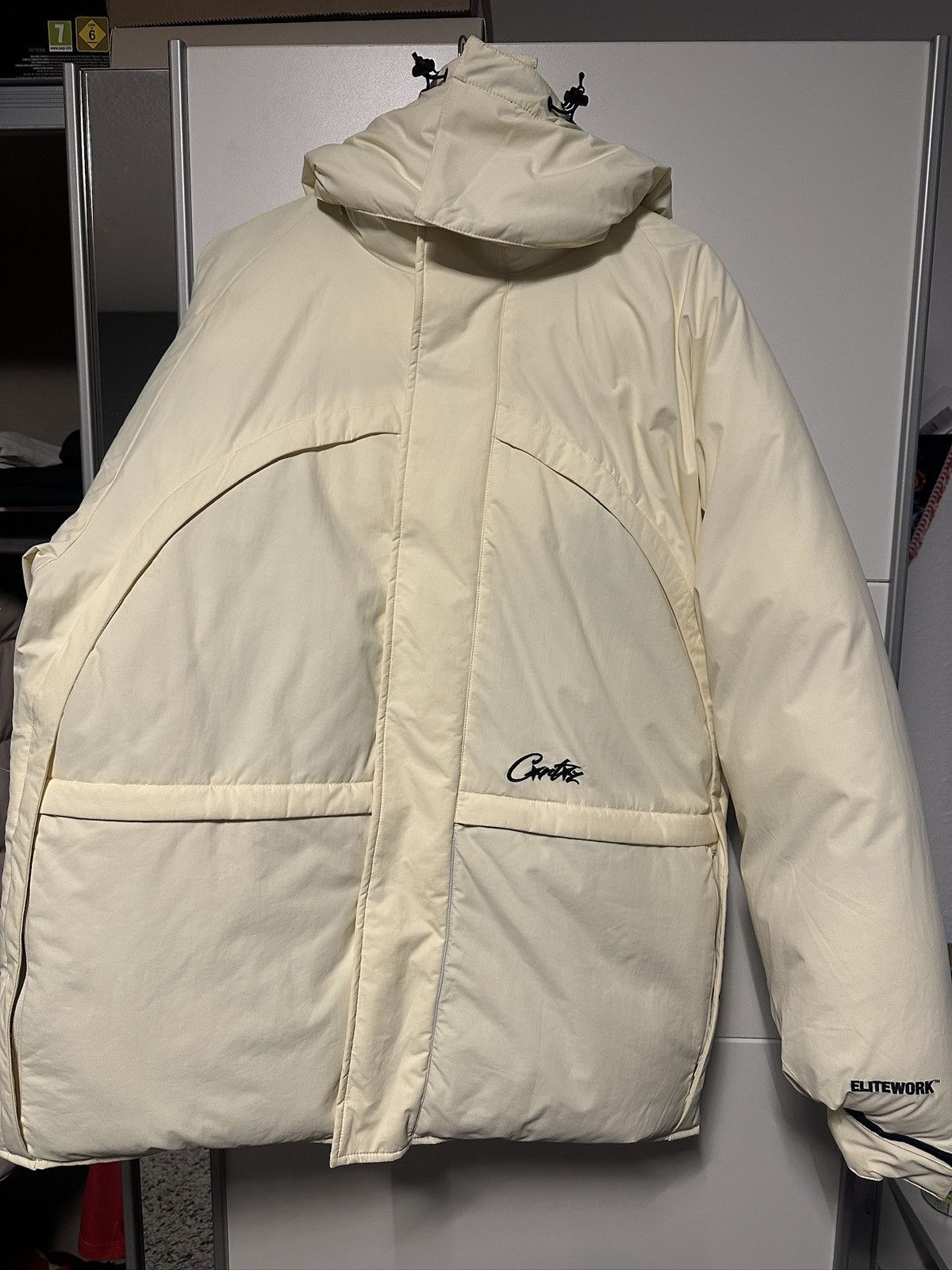 Corteiz Corteiz Bolo B.i.g Jacket Cream Jacket L Size US L / EU 52-54 / 3 - 3 Thumbnail