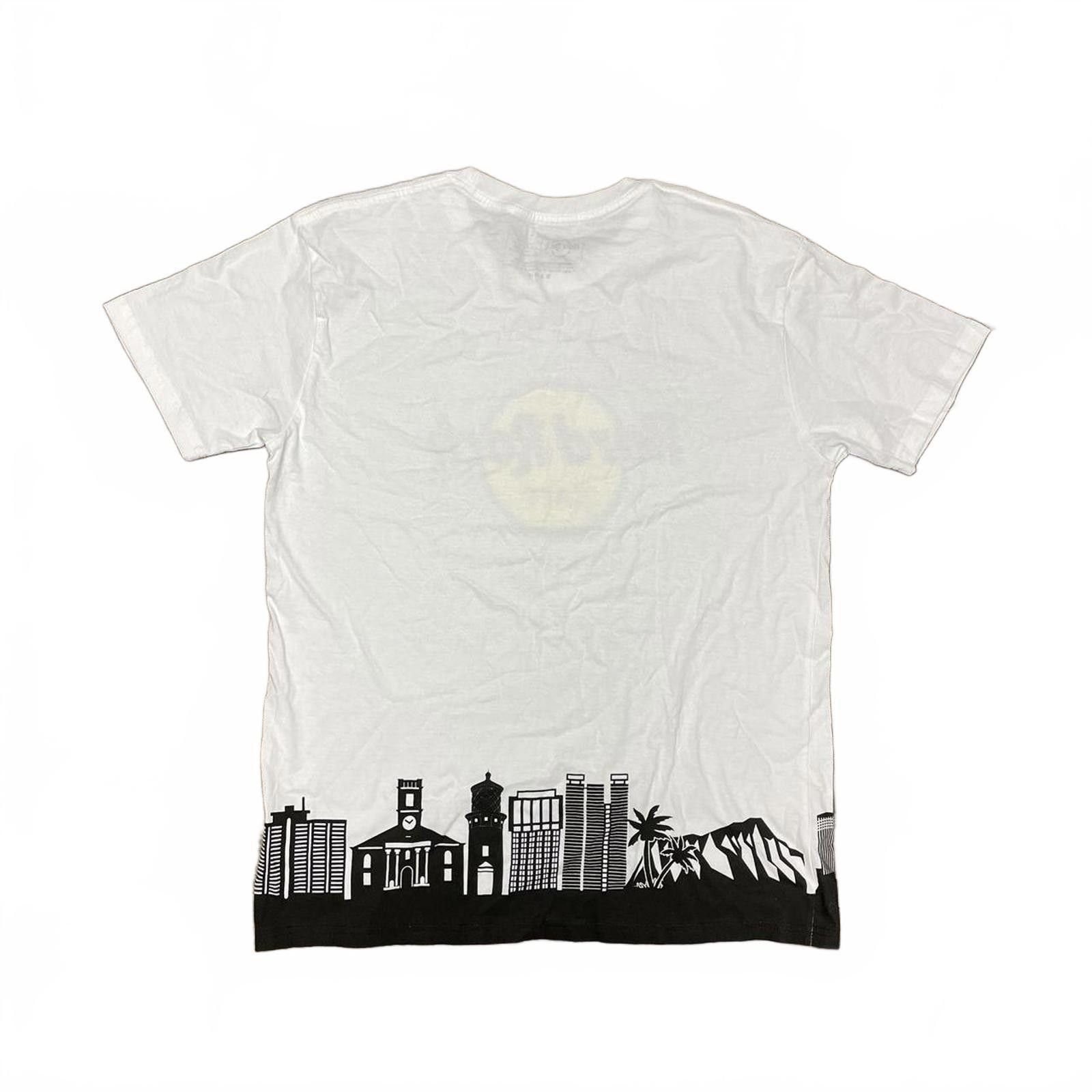 Hard Rock Cafe Hard Rock Cafe Honolulu Hawaii Silhouette White/Black Tee L Size US L / EU 52-54 / 3 - 2 Thumbnail