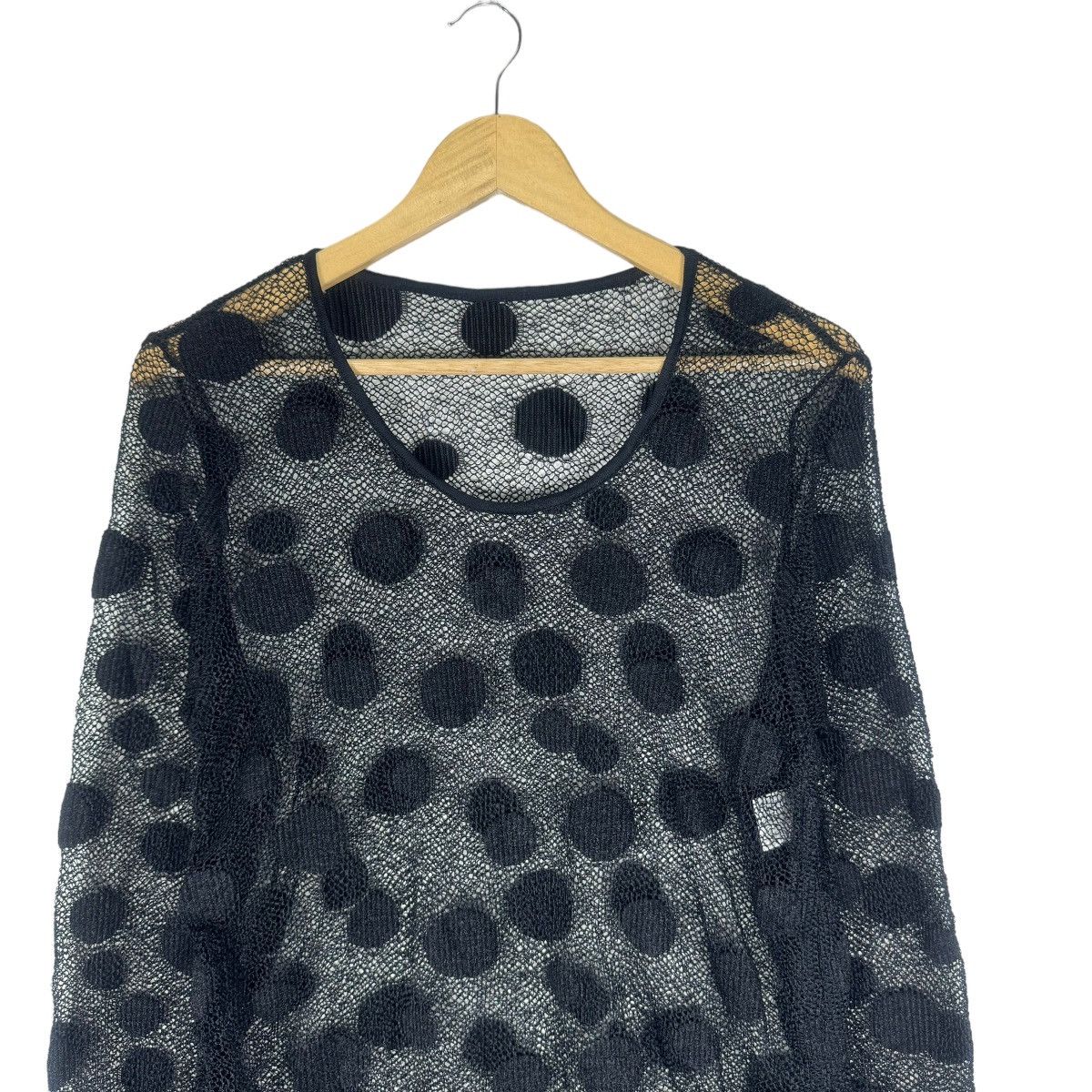 Japanese Brand 🌟KEIKO KISHI PLUS POLKA DOT MESH DRESS LIKE COMME DES GARCON Size M / US 6-8 / IT 42-44 - 2 Thumbnail