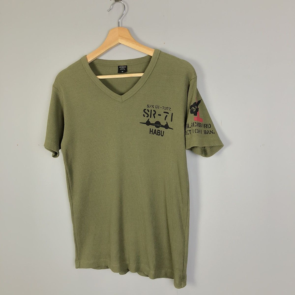Army Of Me Vintage y2k Avirex SR-71 HABU Tshirt Size US M / EU 48-50 / 2 - 2 Thumbnail