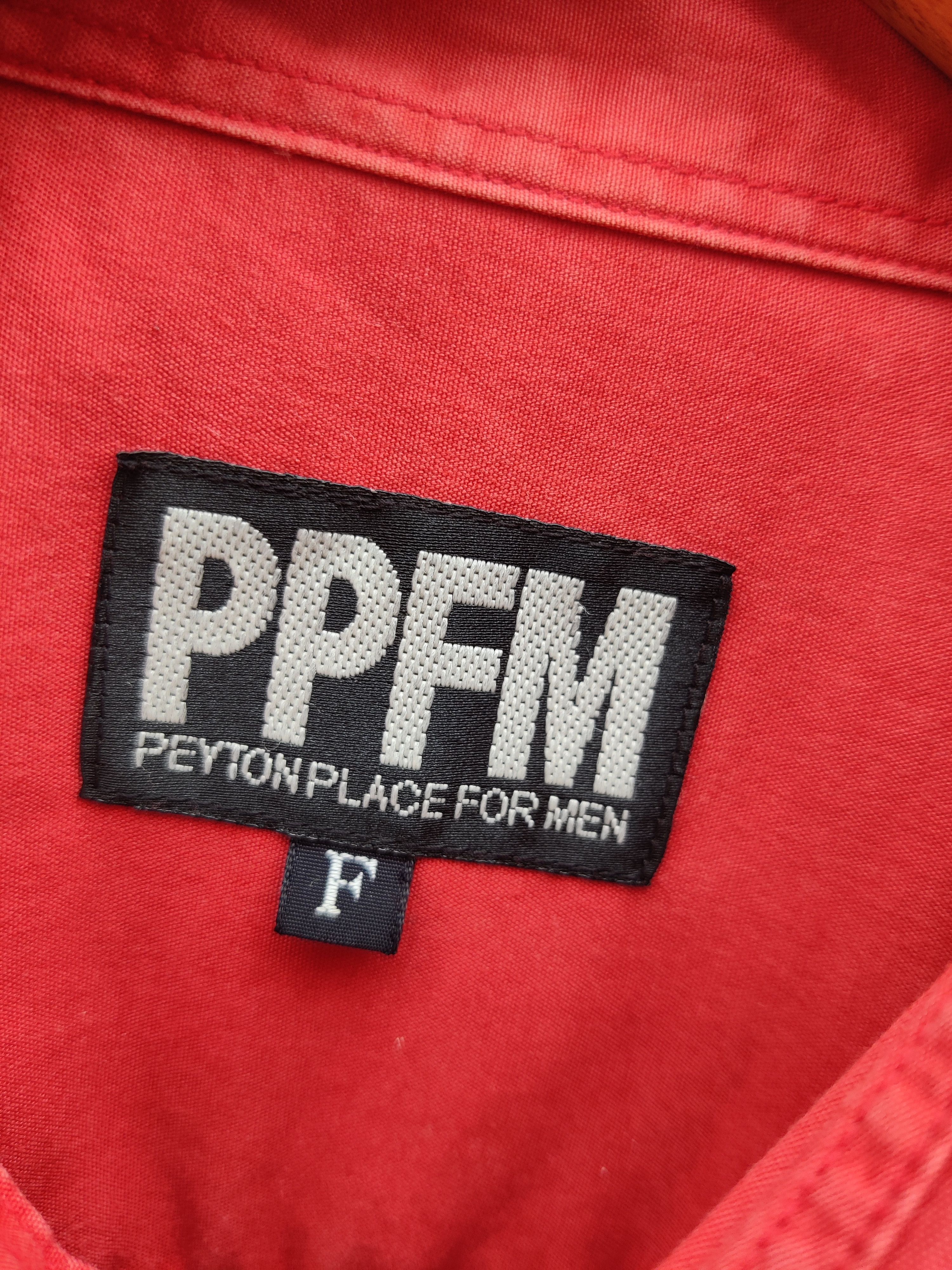 PPFM Vintage Peyton Place For Men Archive Punk Floral Shirt Size US S / EU 44-46 / 1 - 7 Thumbnail