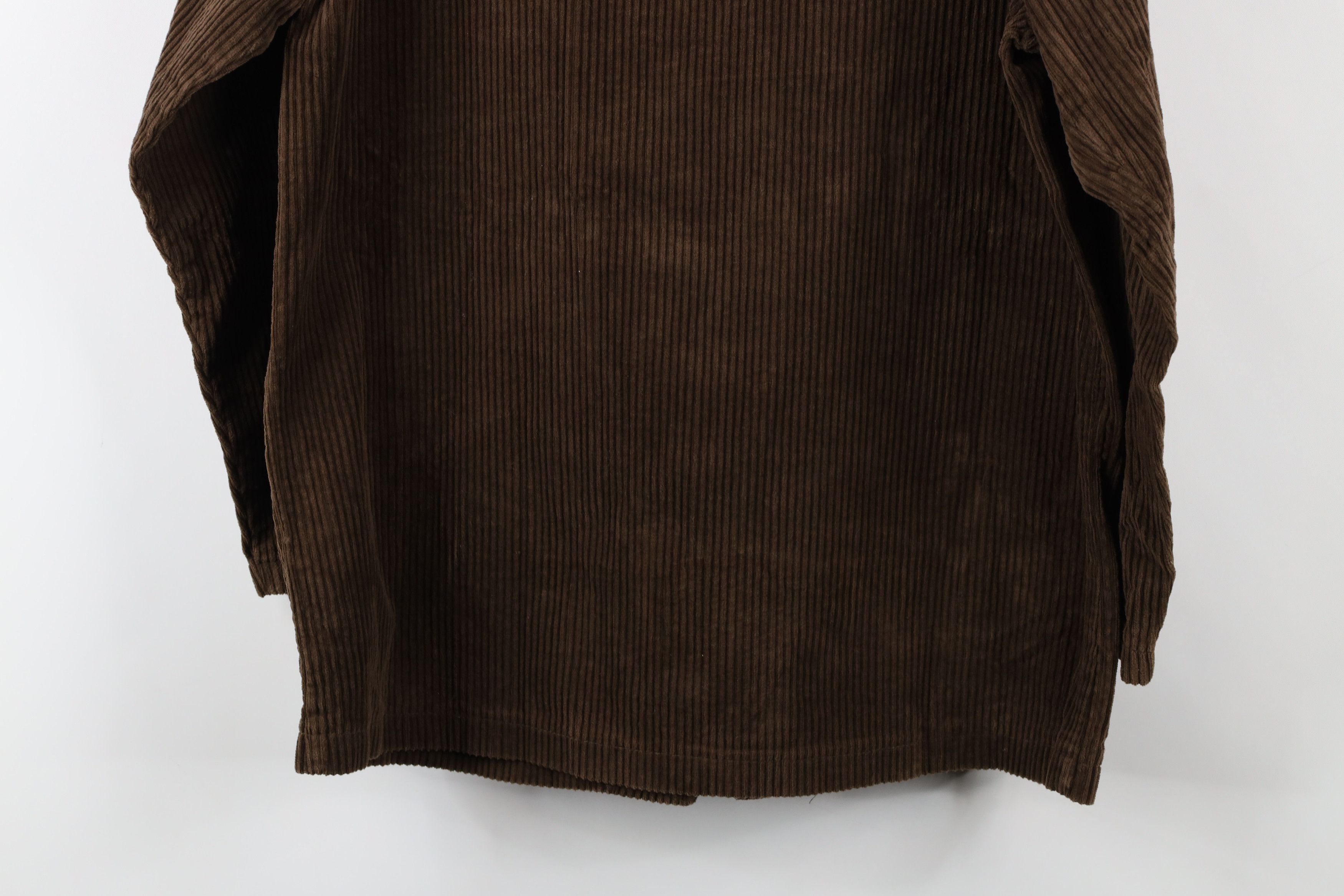 Vintage Vintage 90s Streetwear Full Zip Corduroy Jacket Brown USA Size US S / EU 44-46 / 1 - 11 Thumbnail