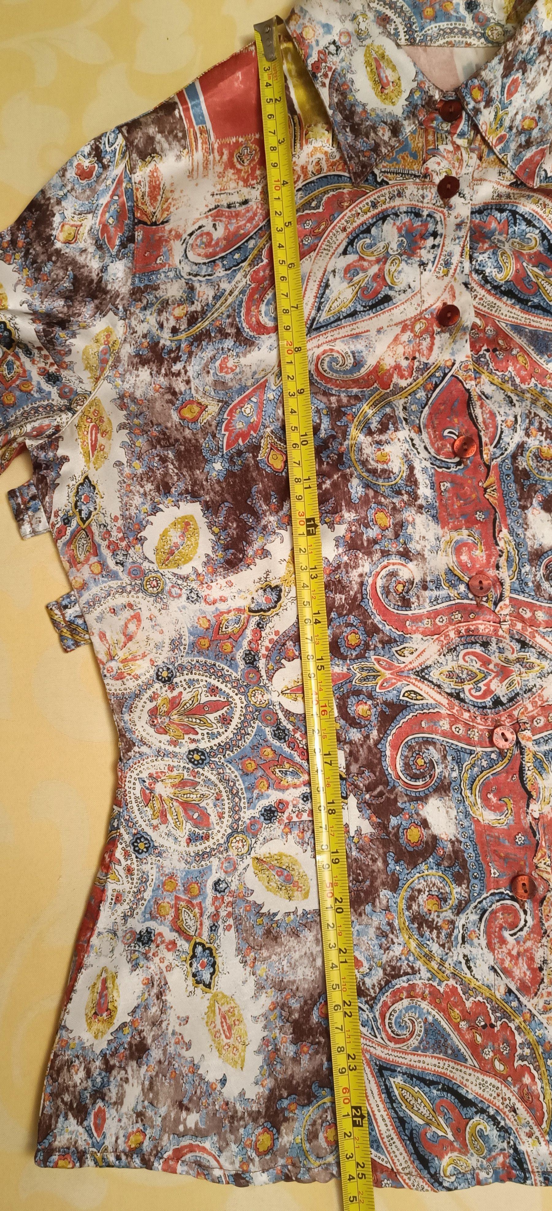 Jean Paul Gaultier Multicolor satin fabric shirt Size L / US 10 / IT 46 - 21 Thumbnail