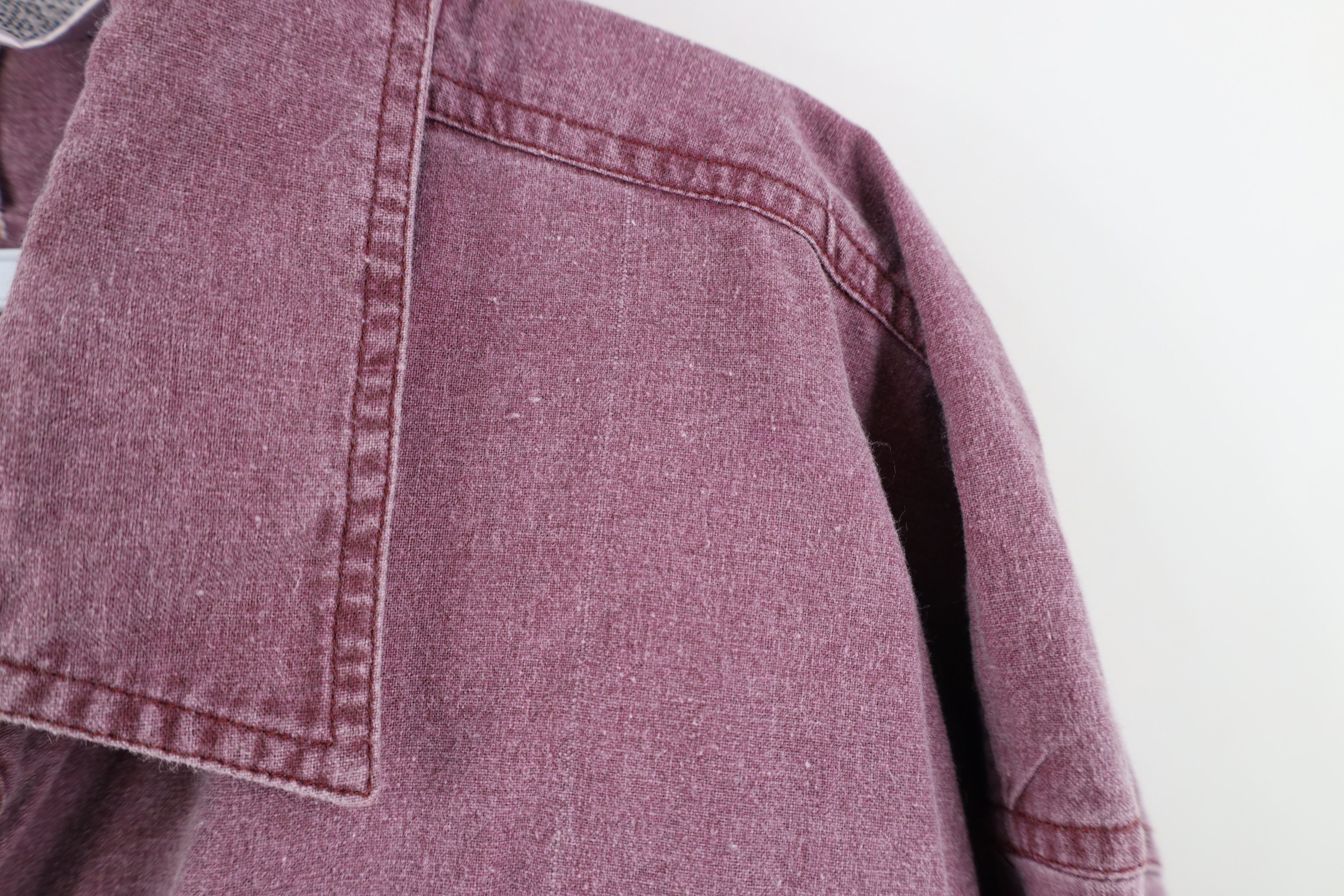 Vintage Vintage 90s Streetwear Western Duster Cowboy Button Shirt Size US XL / EU 56 / 4 - 5 Thumbnail