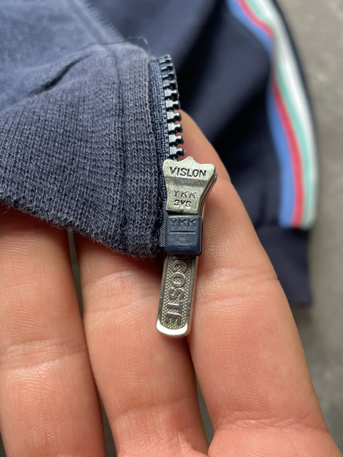 Lacoste Lacoste Tennis Zip Hoodie Blue Vintage RARE Size US L / EU 52-54 / 3 - 6 Thumbnail