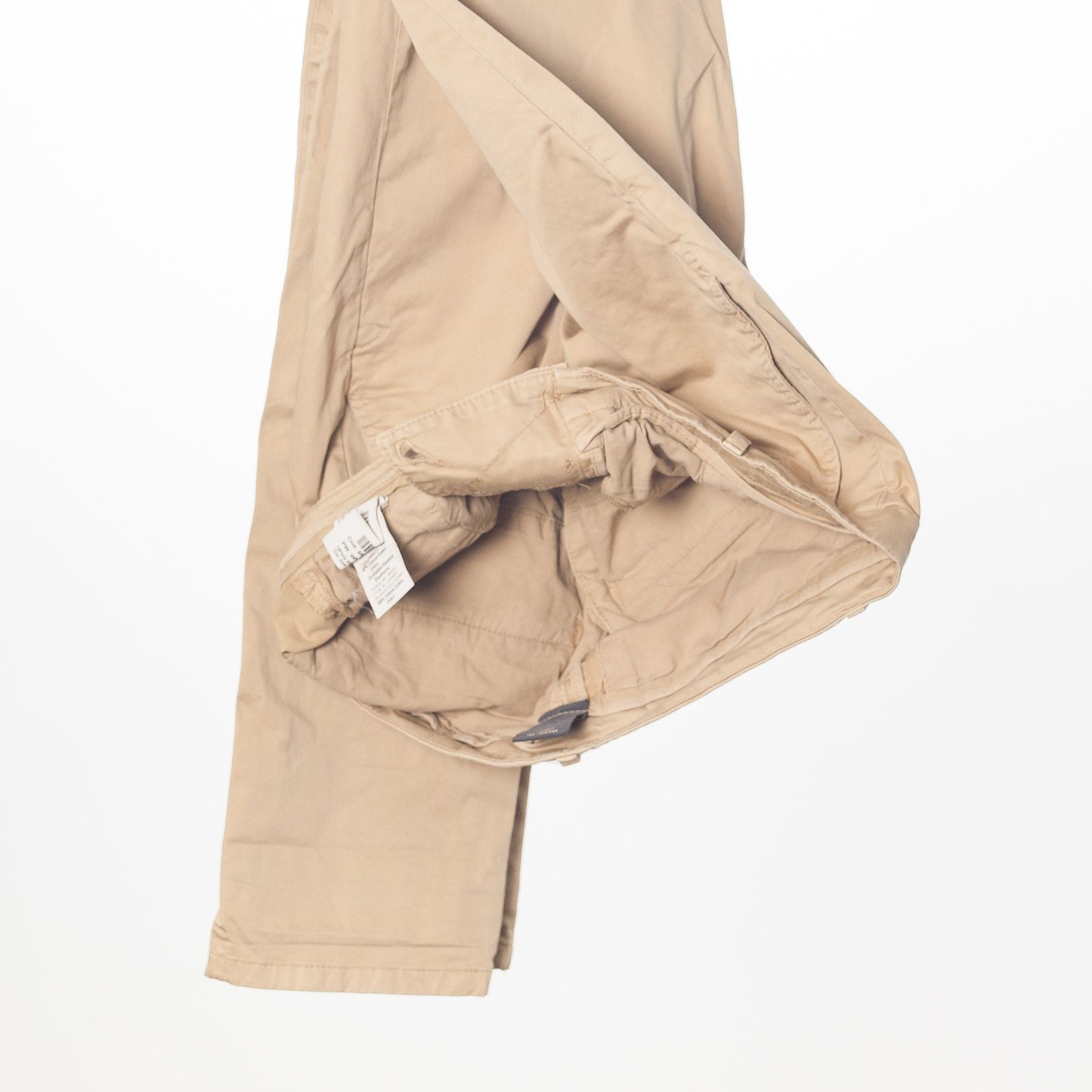 Dondup DONDUP Beige Slim Fit Cotton Chinos Italy Made 31.5/31.5 Size US 31 - 4 Thumbnail