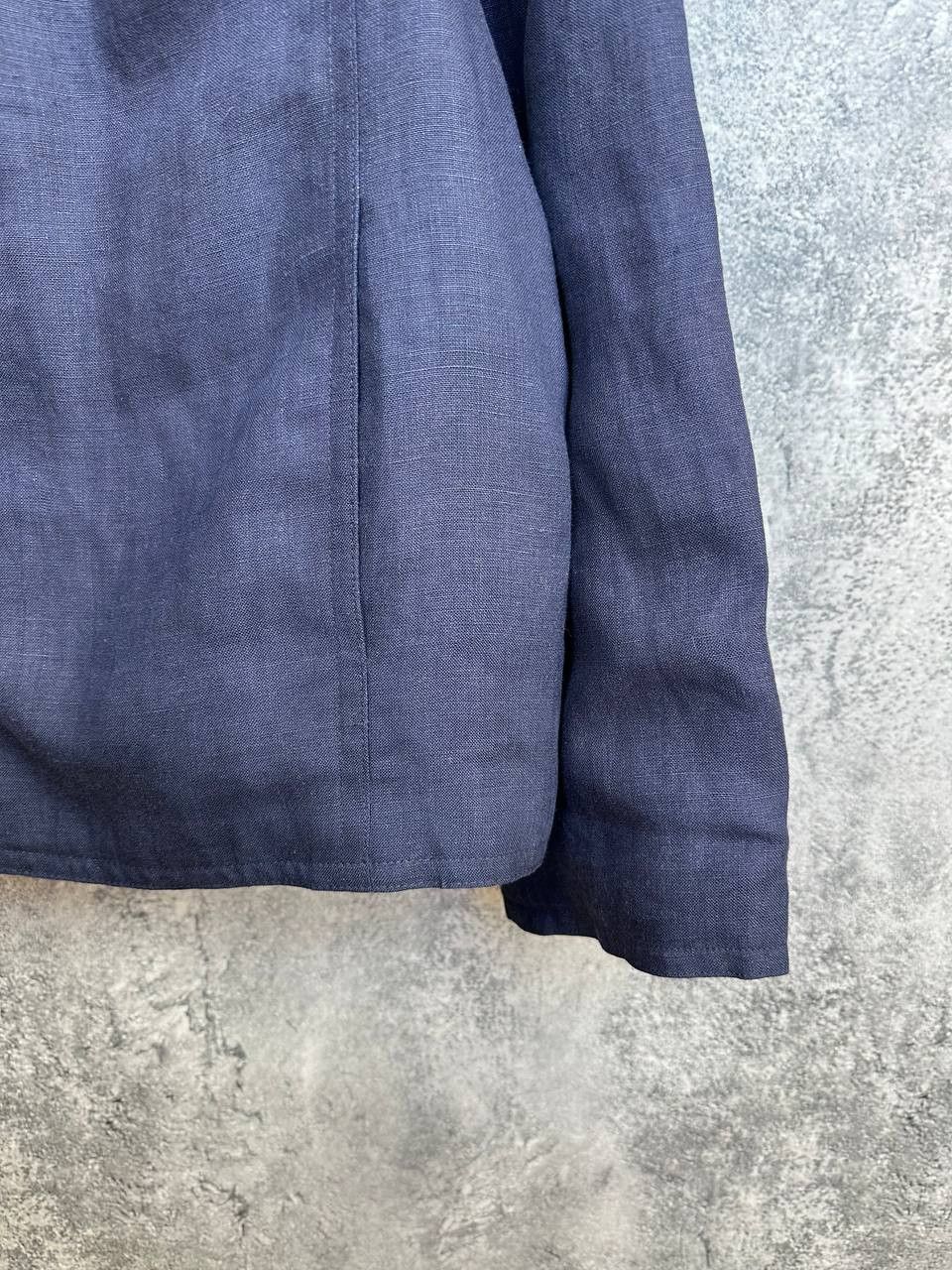 Bogner Bogner Linen Blend Collarless Jacket Made In Western Germany Size XL / US 12-14 / IT 48-50 - 8 Thumbnail