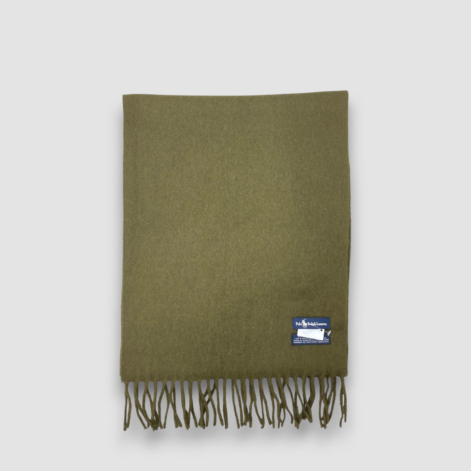 Polo Ralph Lauren Vintage Polo Ralph Lauren Scarf Muffler Wool Fringe Scarves Size ONE SIZE - 2 Thumbnail