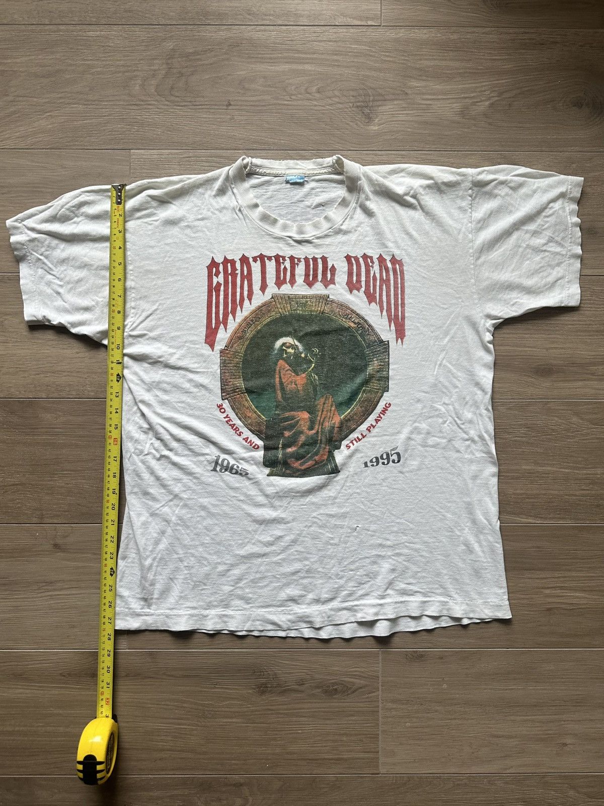 Vintage Distressed Grateful Dead 1995 Tour Shirt Size US XL / EU 56 / 4 - 3 Thumbnail