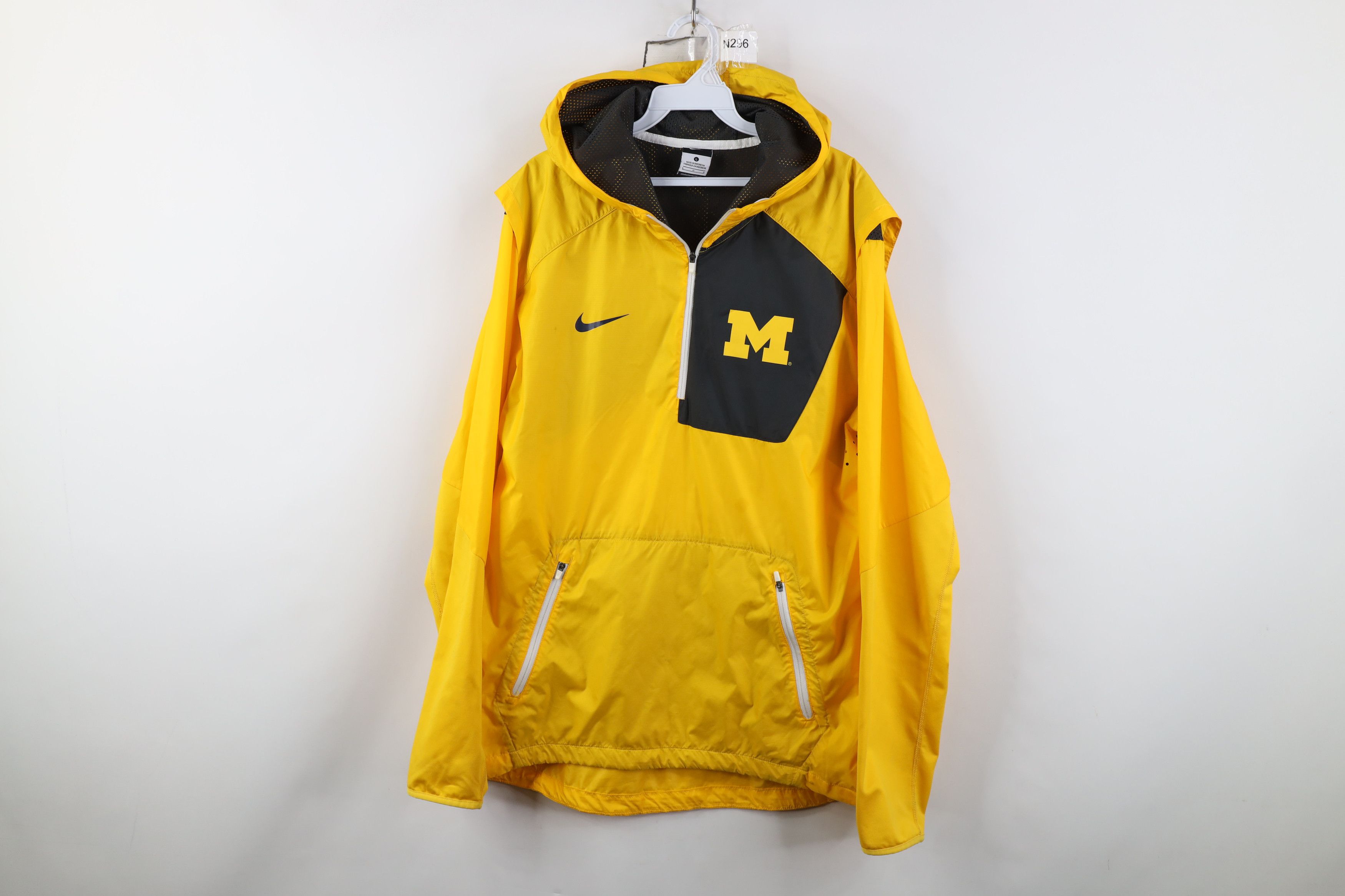Nike Nike University of Michigan Half Zip Hooded Jacket Size US L / EU 52-54 / 3 - 1 Thumbnail