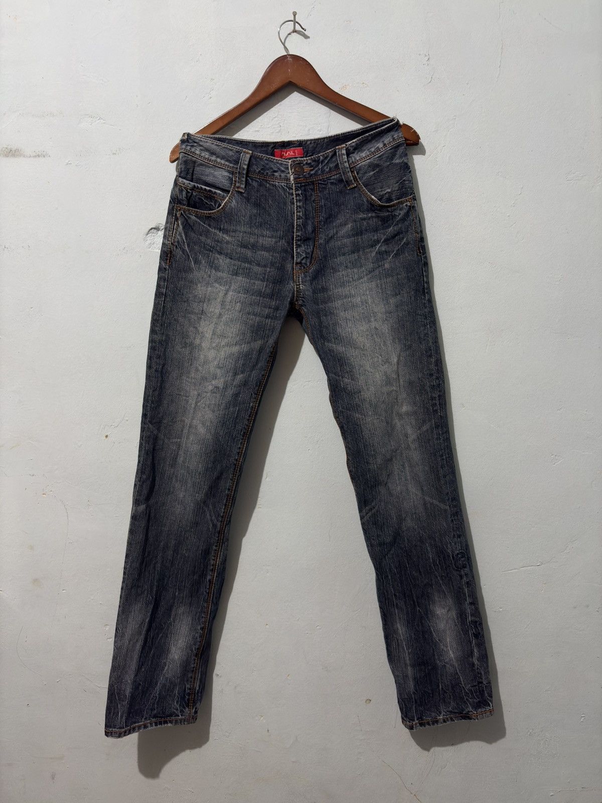 Japanese Brand High Quality Guarented Distressed Denim Size US 30 / EU 46 - 1 Thumbnail