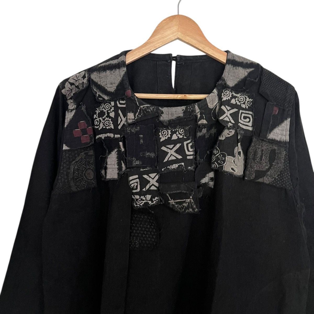 Japanese Brand Fulgi patchwork longsleeve Size US M / EU 48-50 / 2 - 2 Thumbnail