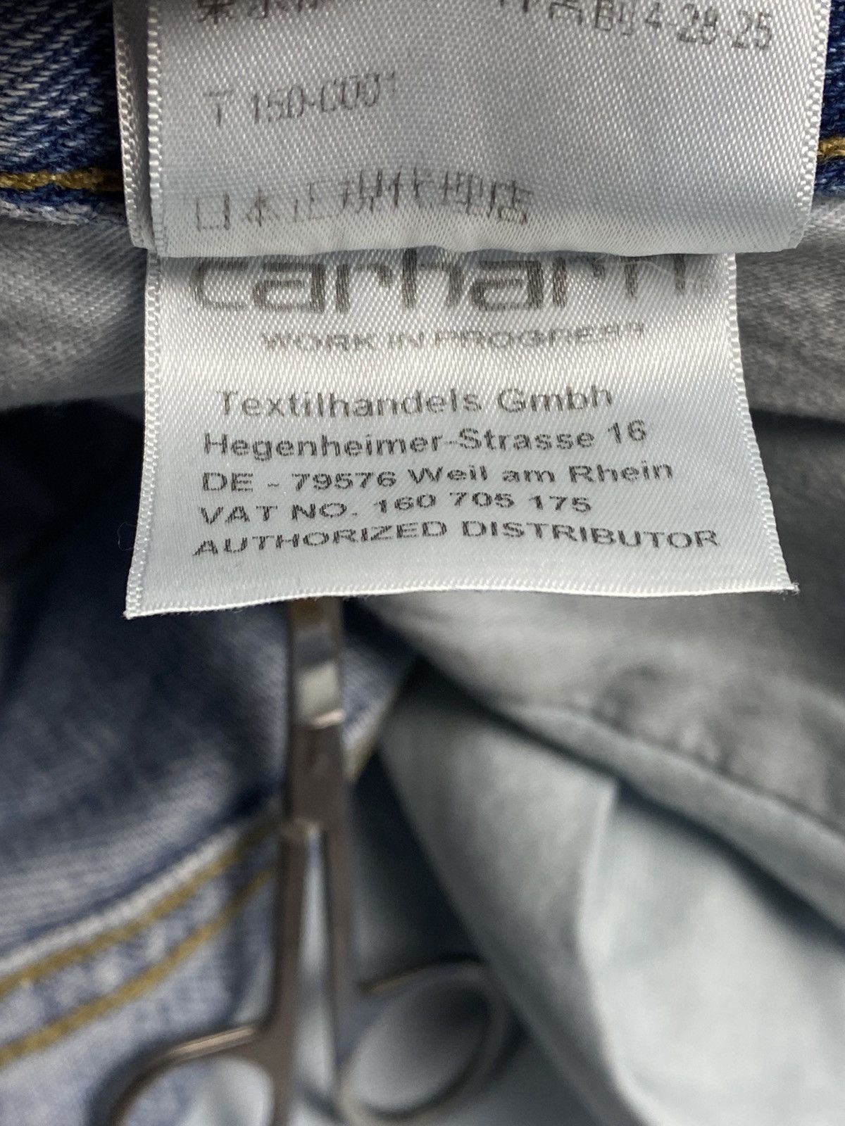 Carhartt Carhartt WIP Pontiac Pant Jeans Light Used Wash Straight Fit Size US 32 / EU 48 - 24 Thumbnail
