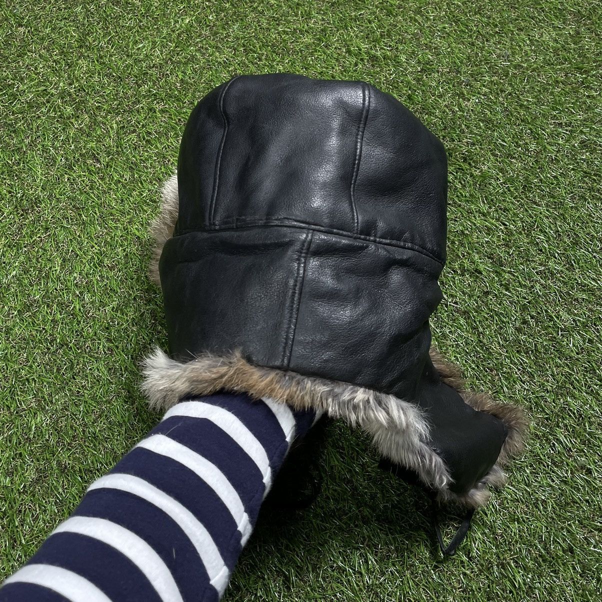 Vintage Vintage Y2K Fuzzy Mohair Beanie Black Grunge Alt Washed OS Size ONE SIZE - 4 Thumbnail