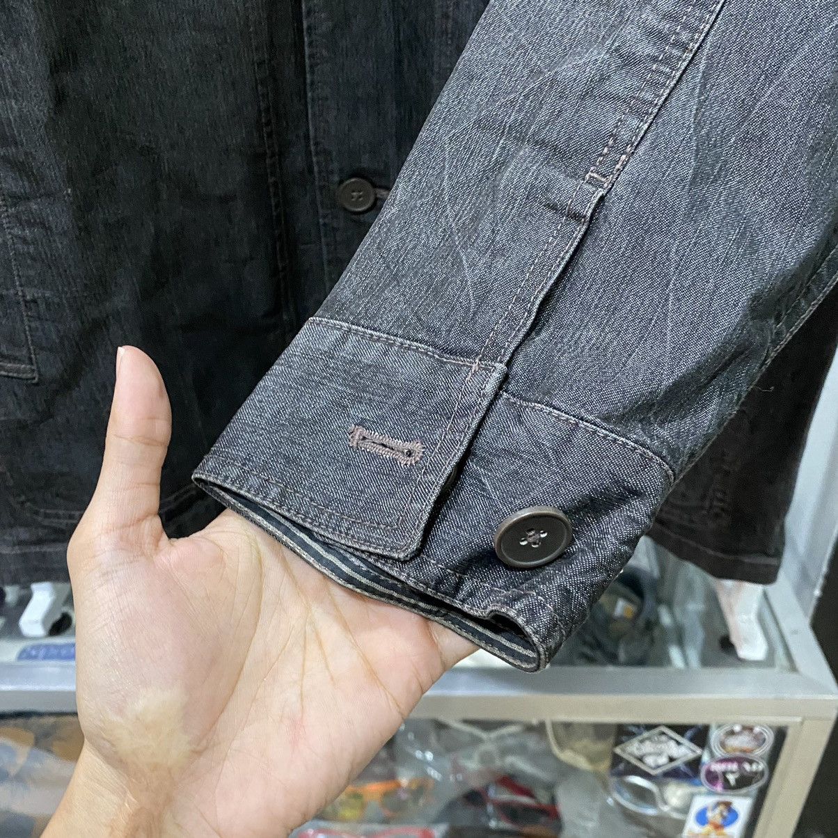 Yohji Yamamoto YOHJI YAMAMOTO Y'SACCS SACSNY DENIM CHORE JACKET Size US L / EU 52-54 / 3 - 9 Thumbnail