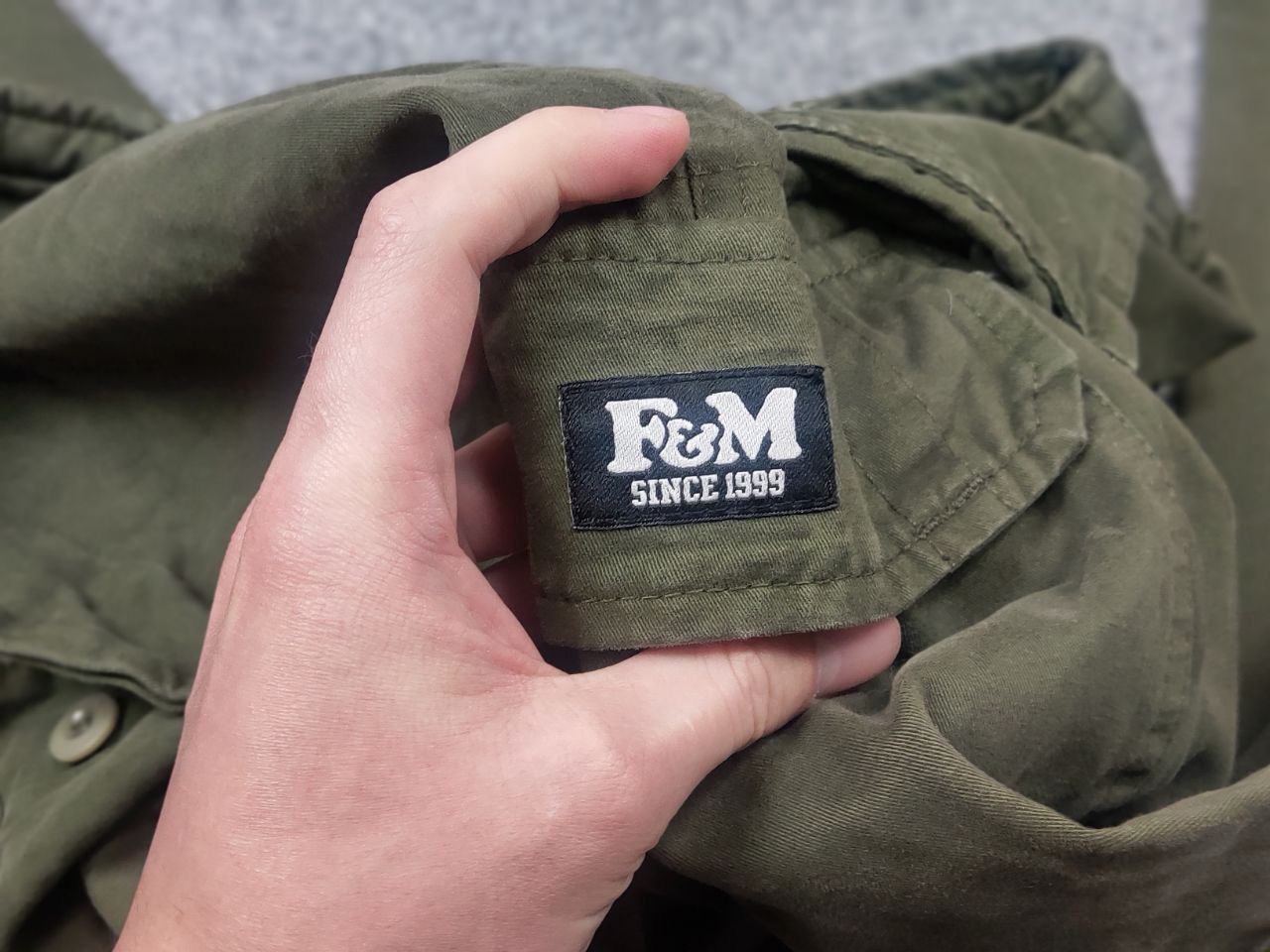 Franklin & Marshall Franklin Marshall American Military Army Baggy Cargo Pants Size US 34 / EU 50 - 19 Thumbnail