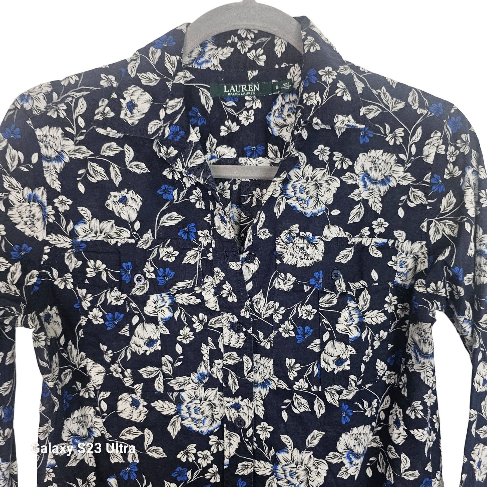Lauren Ralph Lauren Lauren Ralph Lauren Womens Floral Top Size S Classic Preppy Size S / US 4 / IT 40 - 4 Thumbnail