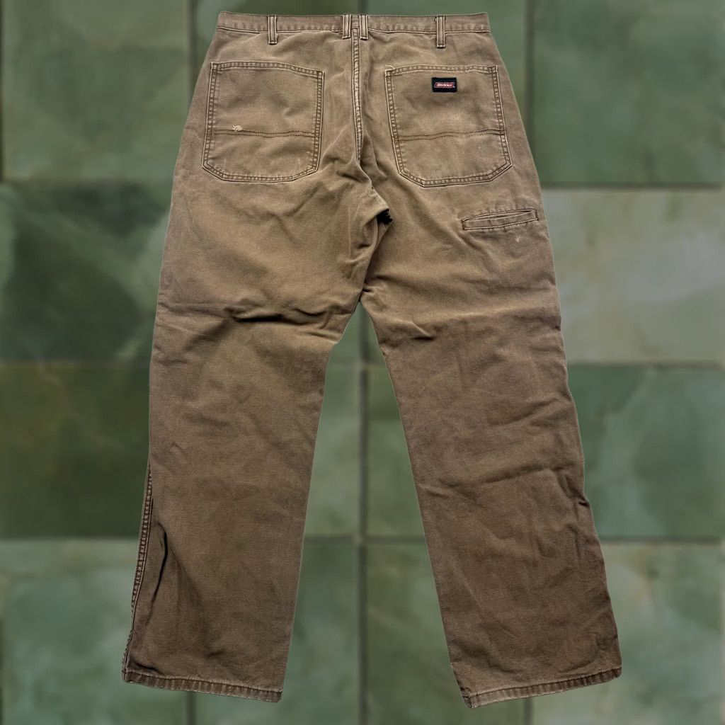 Dickies Dickies Brown Carpenter Pants Mens 34x30 Relaxed Fit Canvas Workwear Size US 34 / EU 50 - 1 Thumbnail