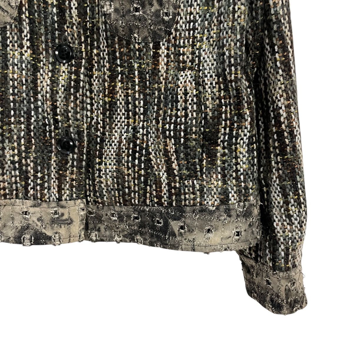Japanese Brand Vintage Adesso Lora Distressed Style Jacket Size L / US 10 / IT 46 - 4 Thumbnail