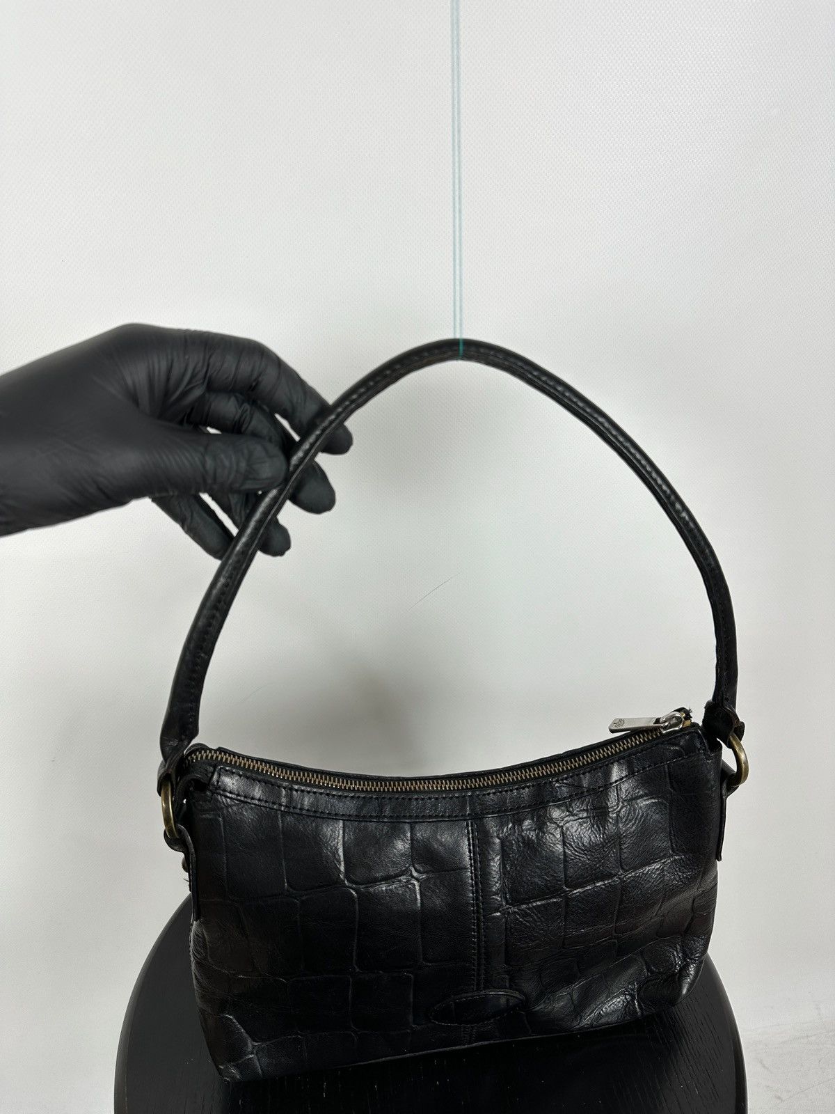 Mulberry Vintage Mulberry Black Leather Handbag Size ONE SIZE - 16 Thumbnail