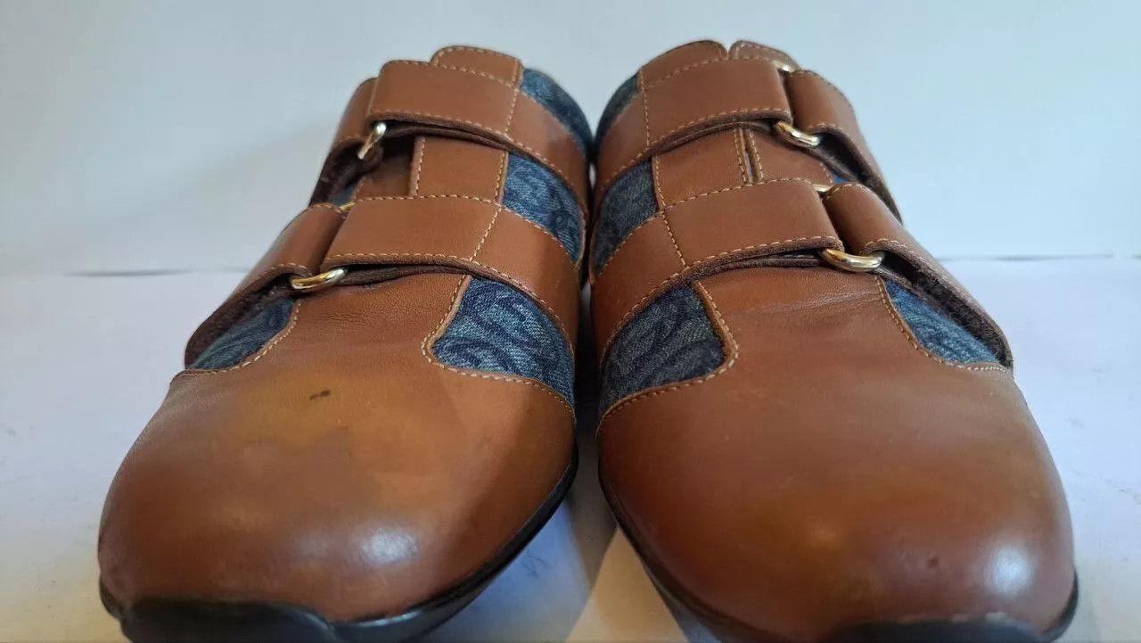 Gucci Gucci sneackers Denim Leather Double Strap Size US 7.5 / IT 37.5 - 8 Thumbnail