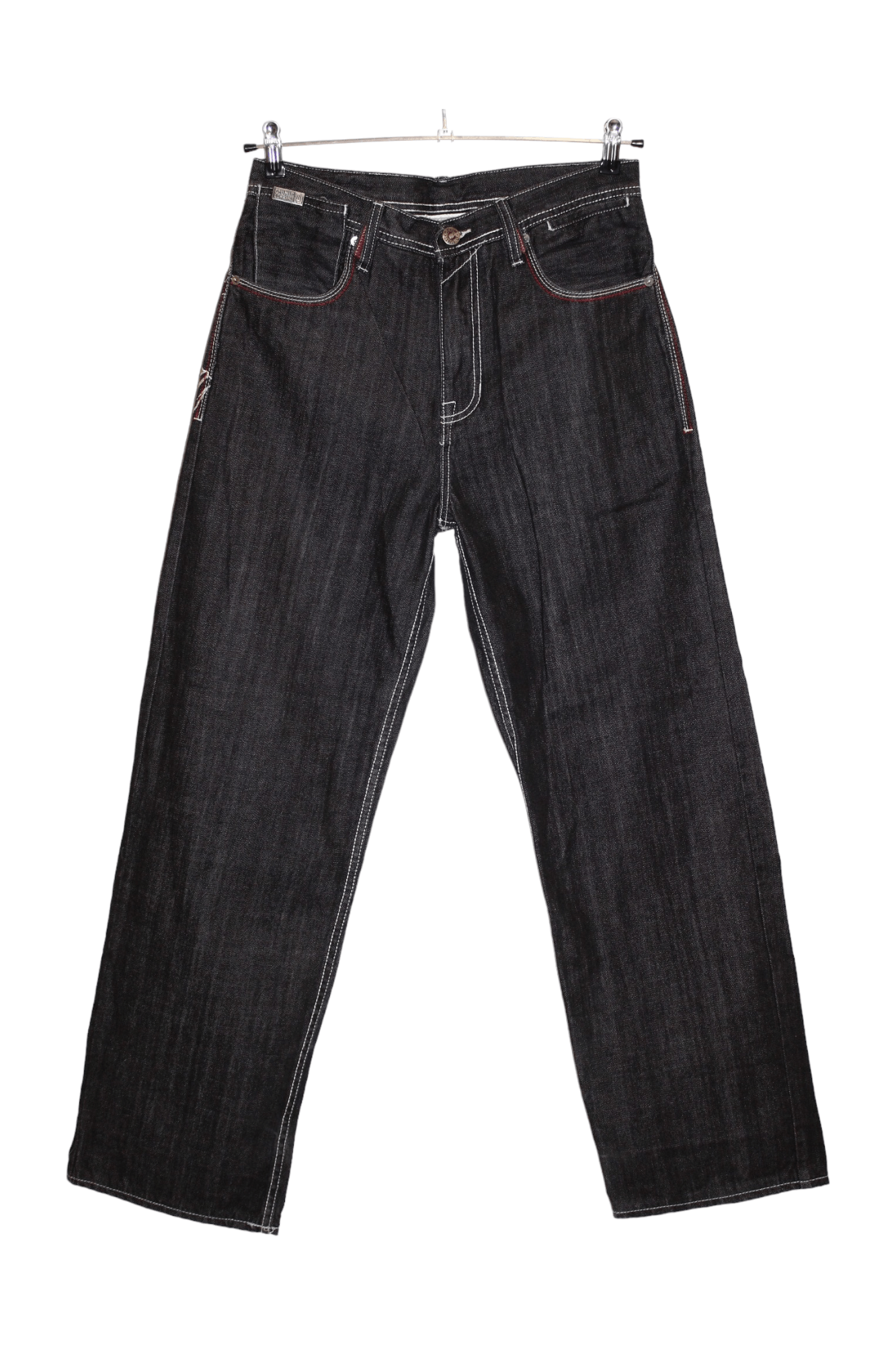 G-Unit 💥VTG💥 G-Unit OG Logo Embroidery Baggy Raw Denim Jeans Size US 32 / EU 48 - 2 Thumbnail