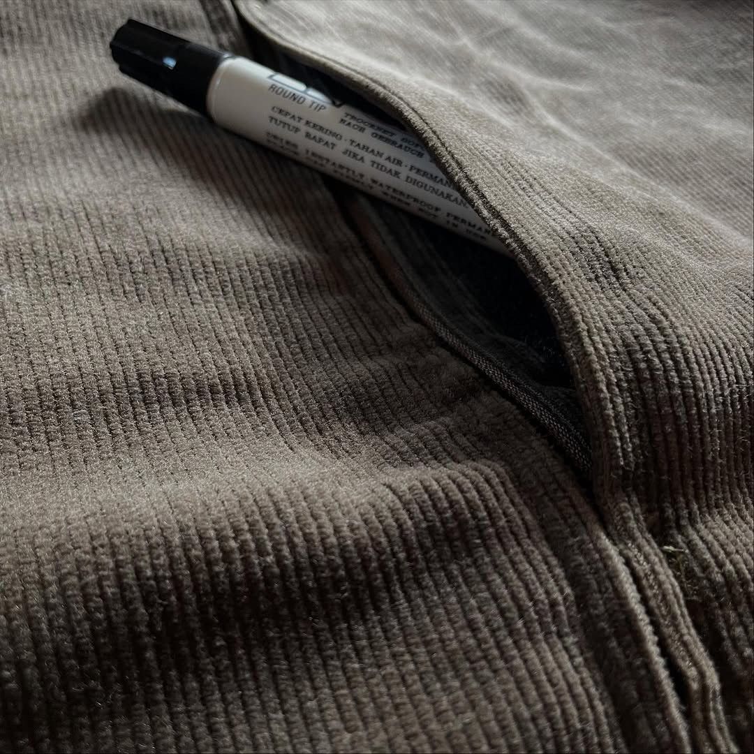 Issey Miyake TETE HOMME Hidden Pocket Corduroy Jacket Size US L / EU 52-54 / 3 - 5 Thumbnail